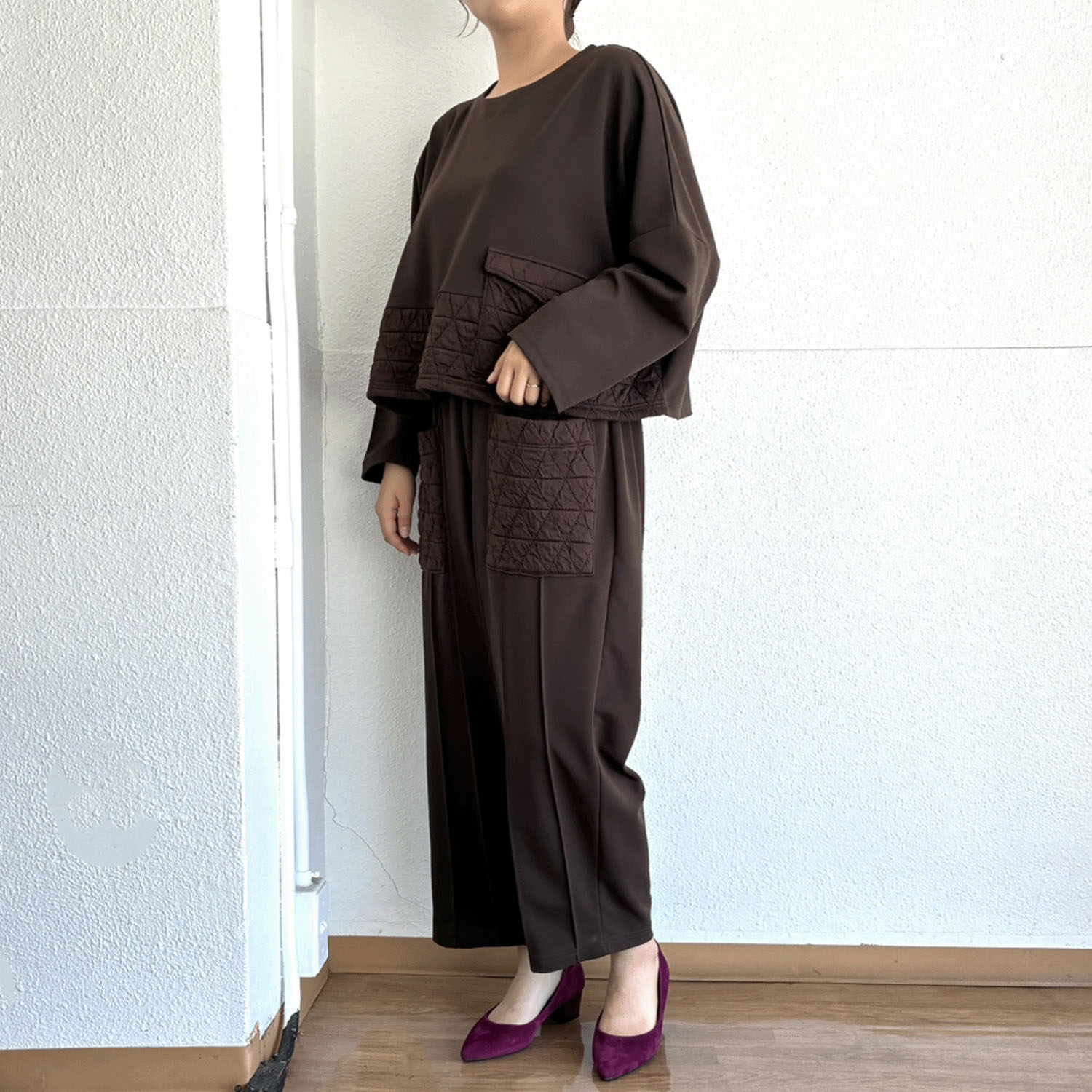 キルト切替BIGカットソー - 画像9