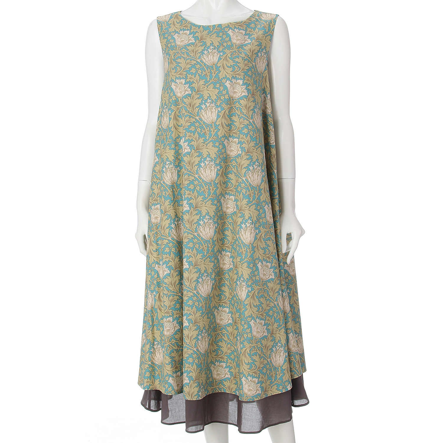 レイヤードフレアワンピース