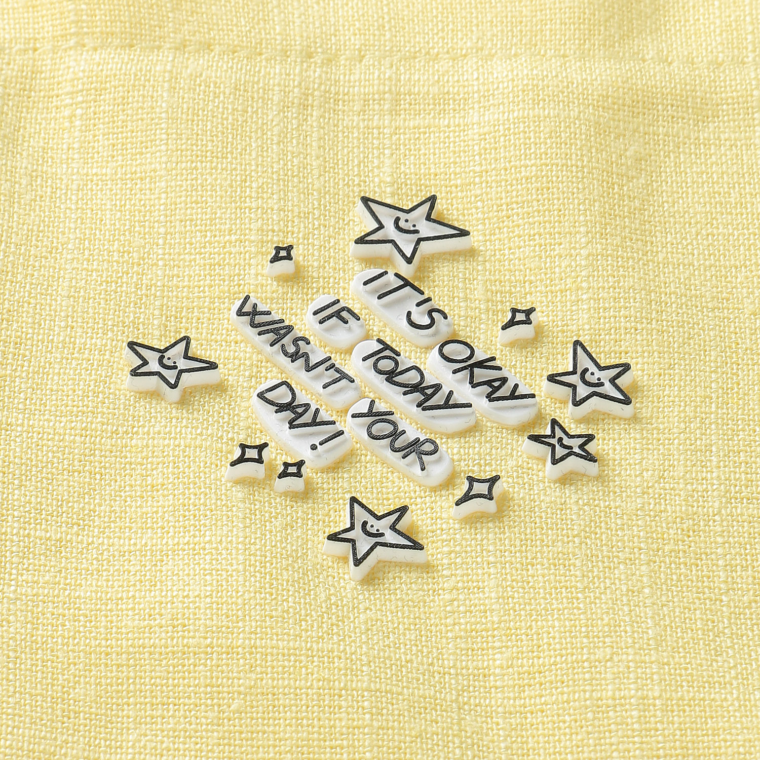 麻混襟付きデザインブラウス - 画像9