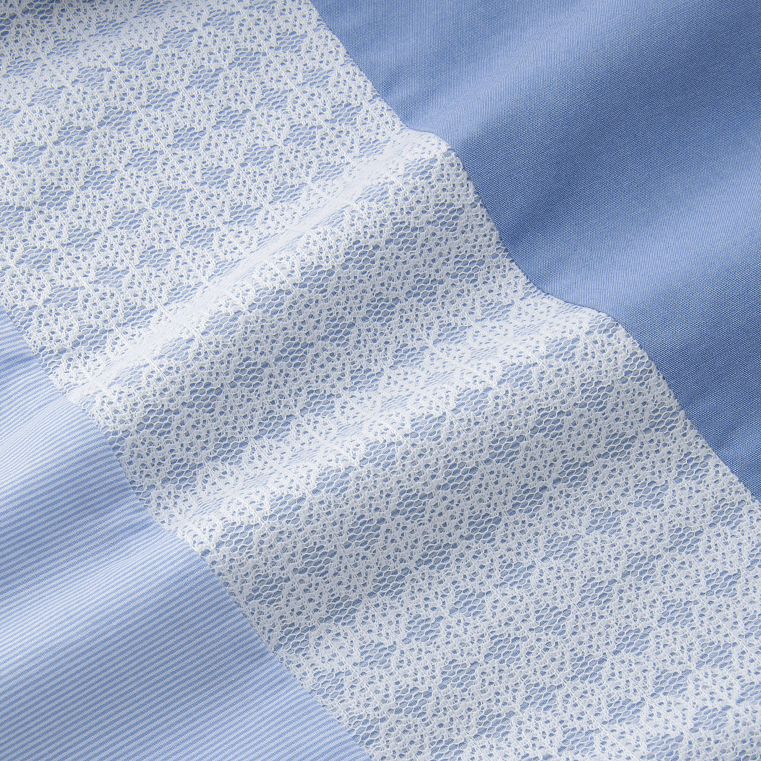 ADESSO L’ORA レースストライプドッキングスカート - 画像5