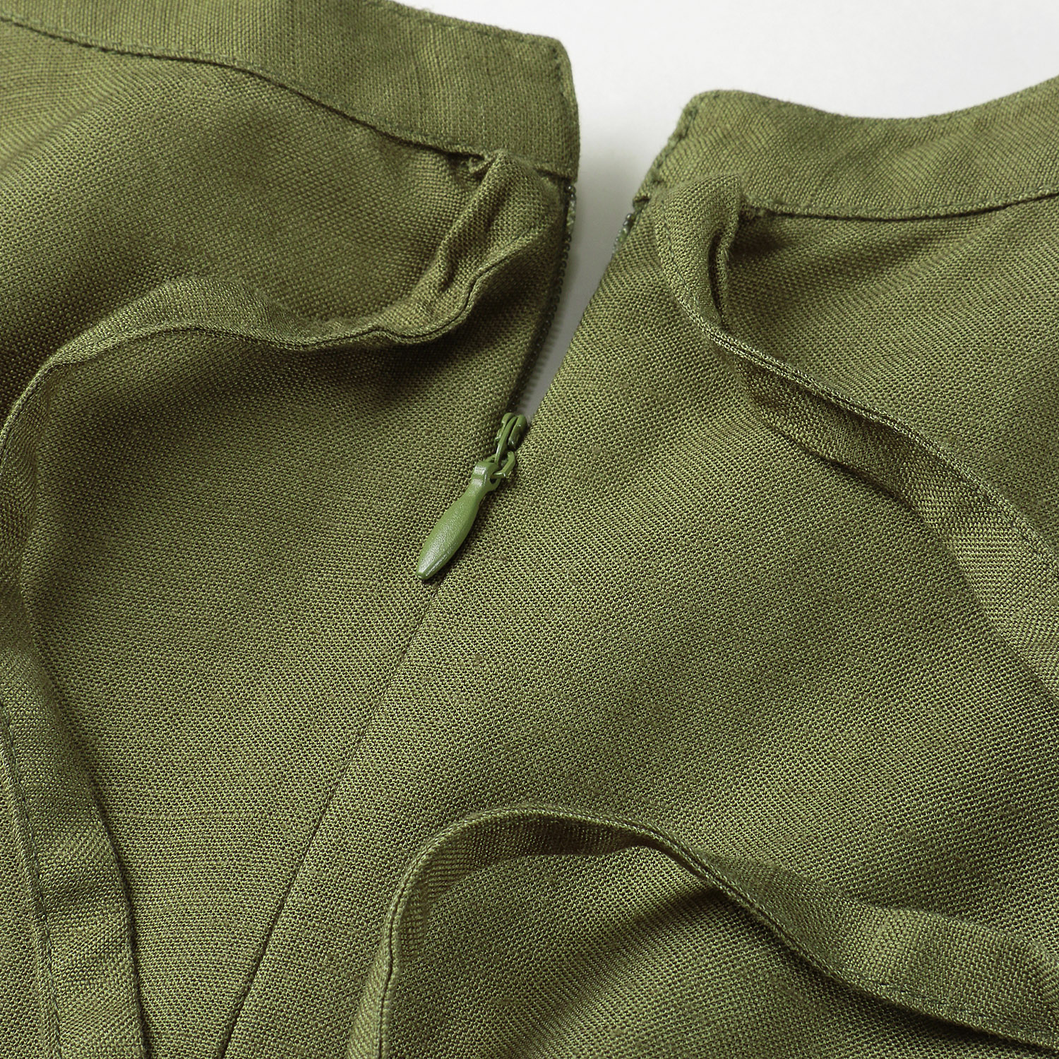 ADESSO L’ORA サイドタックバイカラーワンピース - 画像6