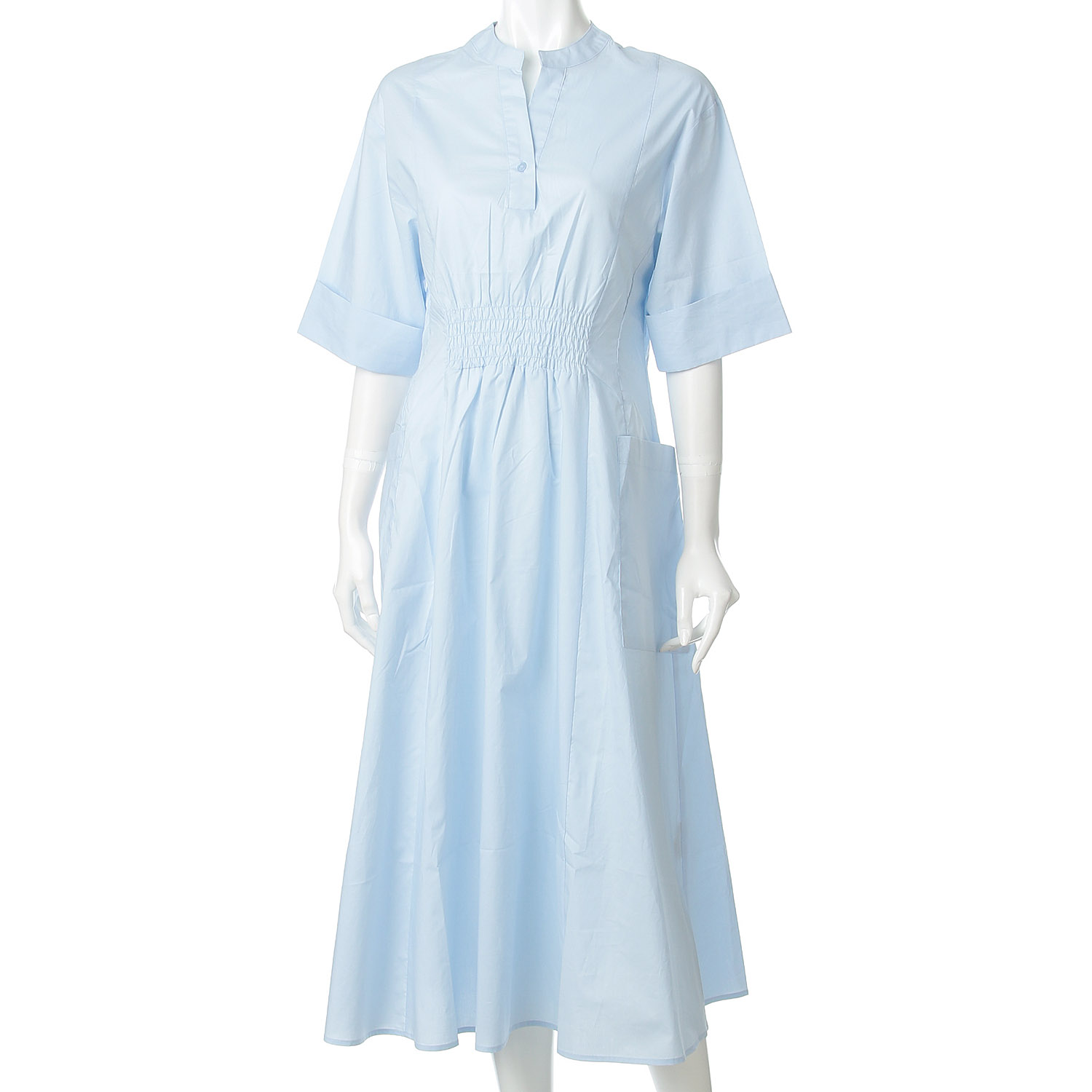 前後ウエストスモッグワンピース - 画像4