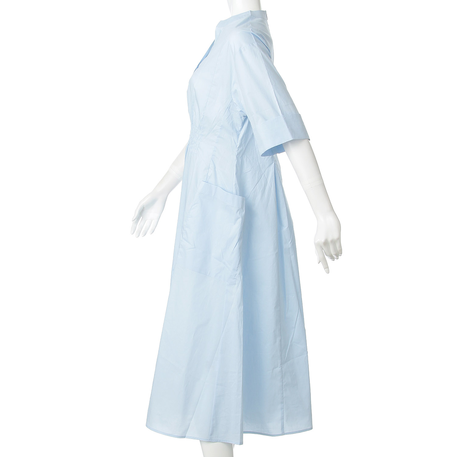 前後ウエストスモッグワンピース - 画像5