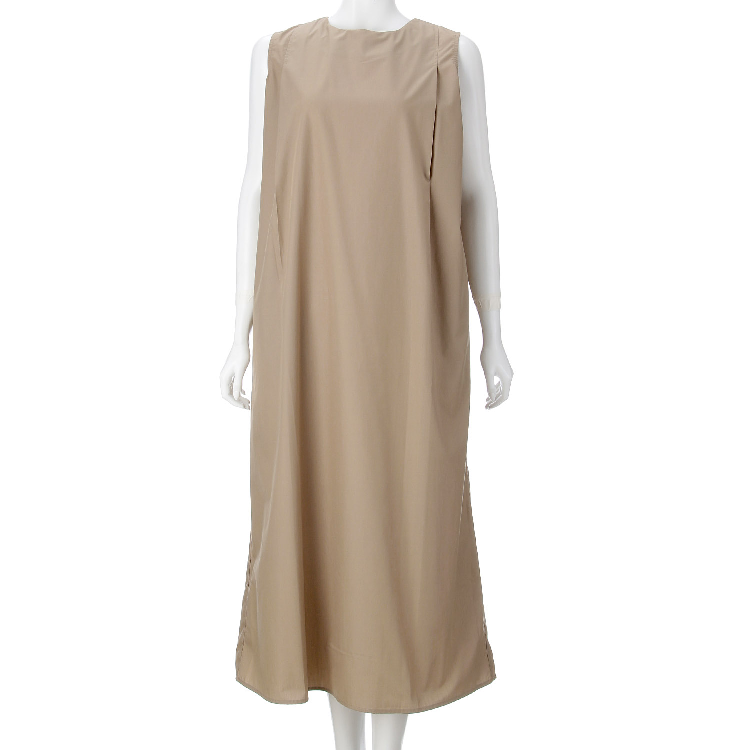 バックZIPショルダータックワンピース - 画像4