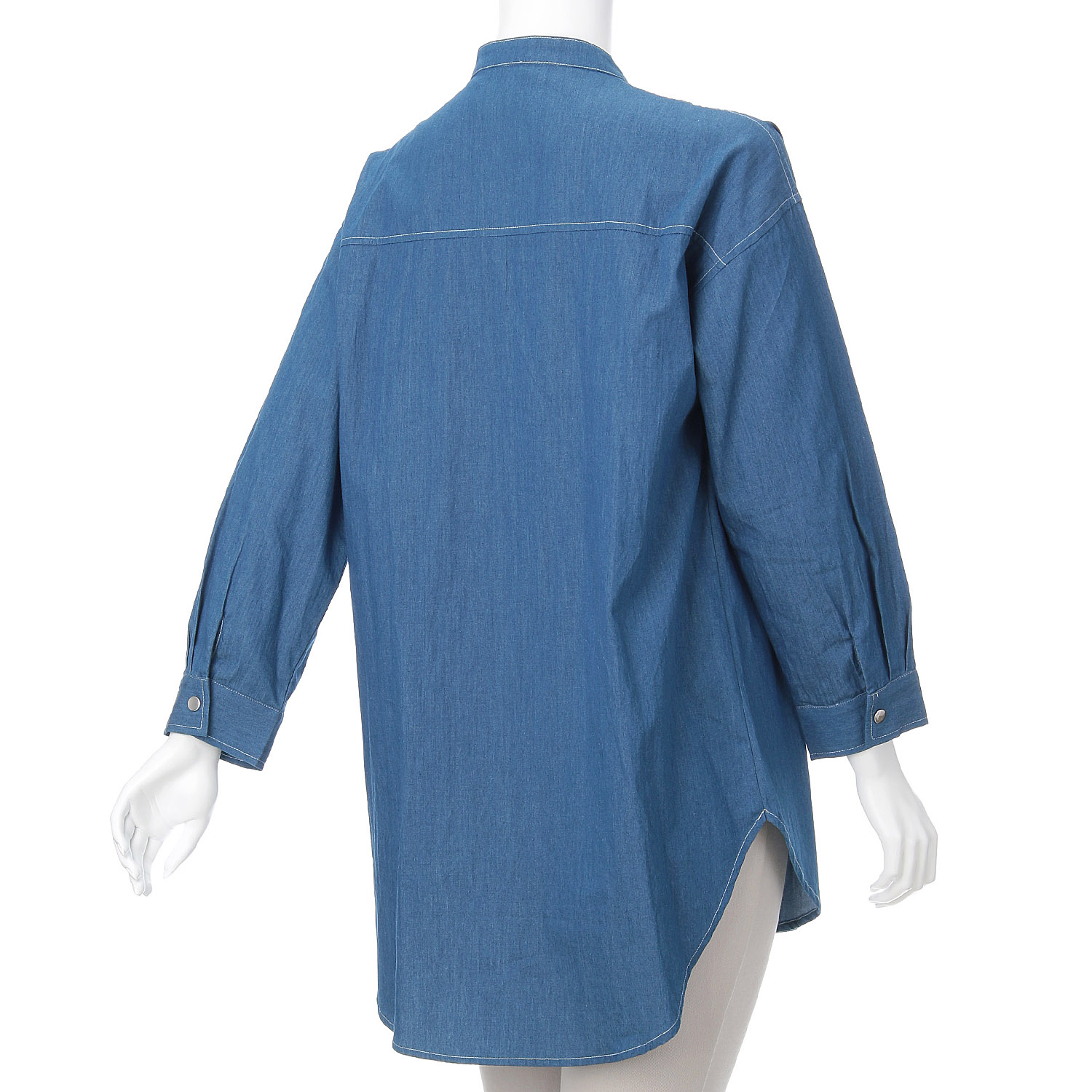 シャンブレーシャツジャケット - 画像3