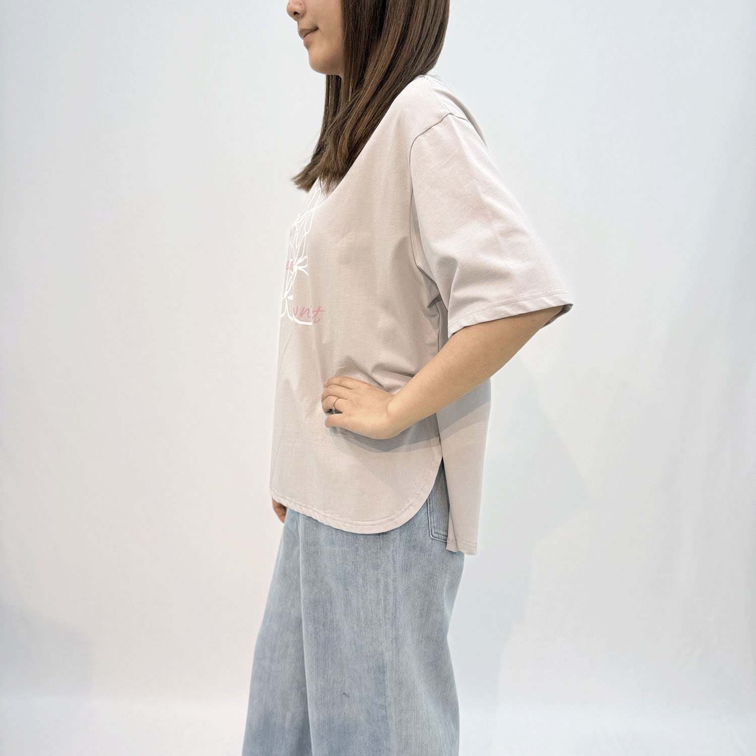 【Insta Live】アウトラインプリントTシャツ - 画像2