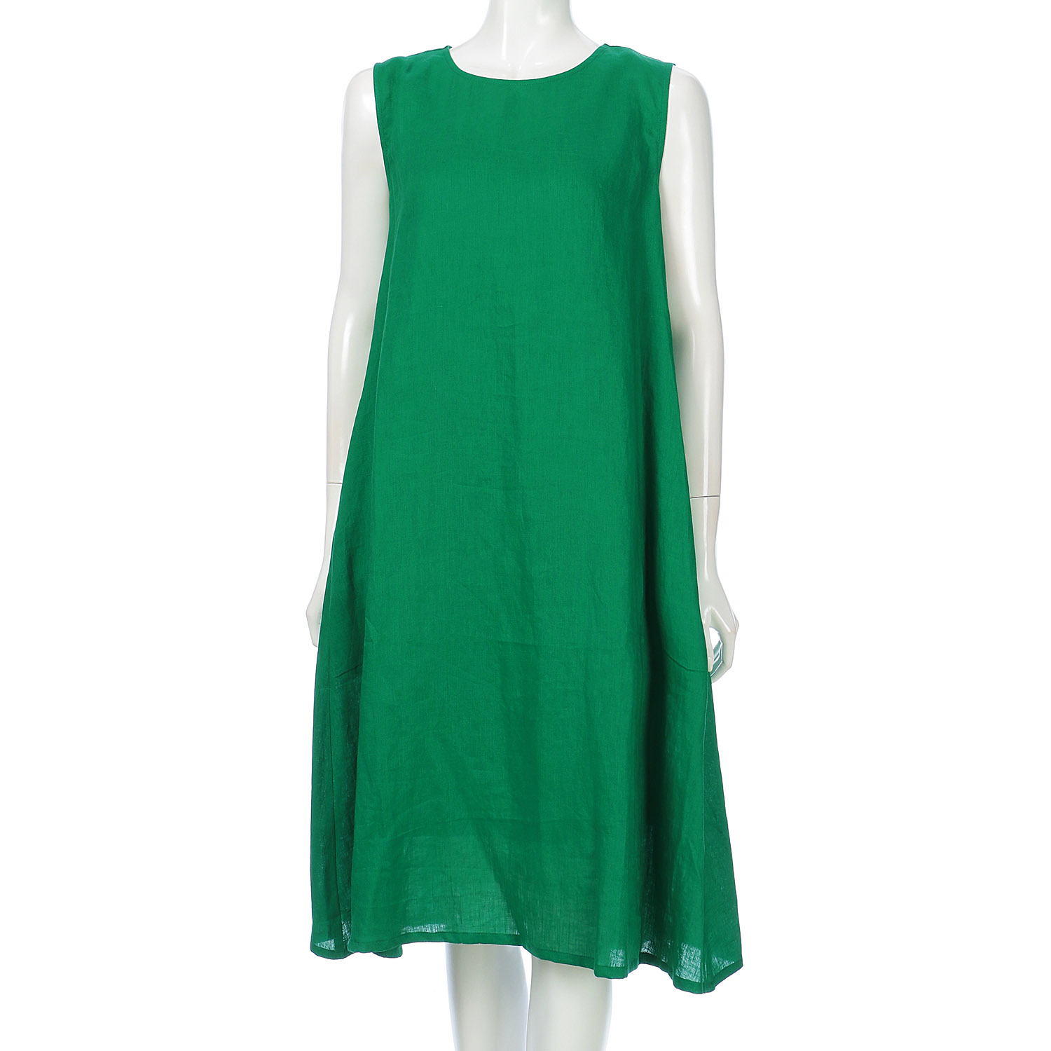 麻ノースリーブワンピース - 画像9