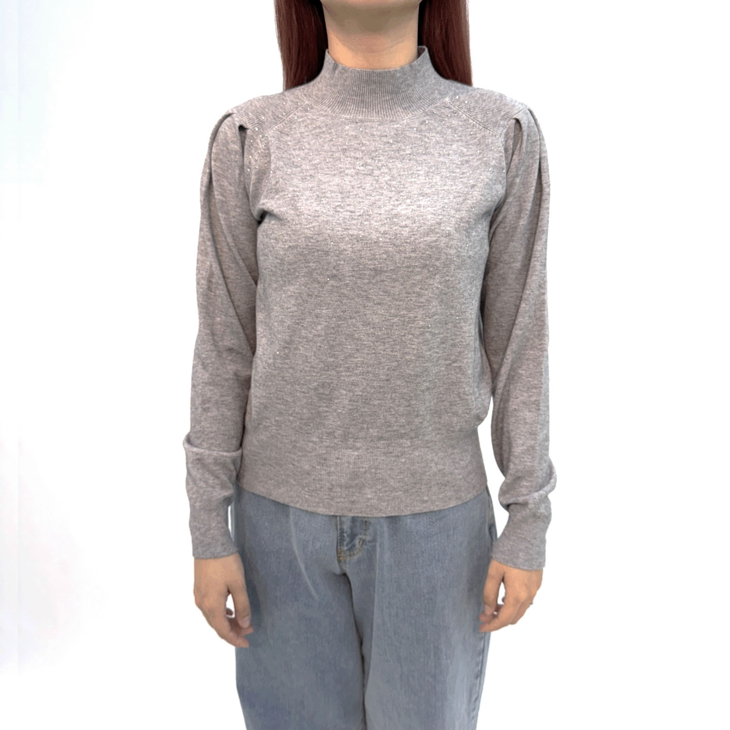 ラメインナーニット