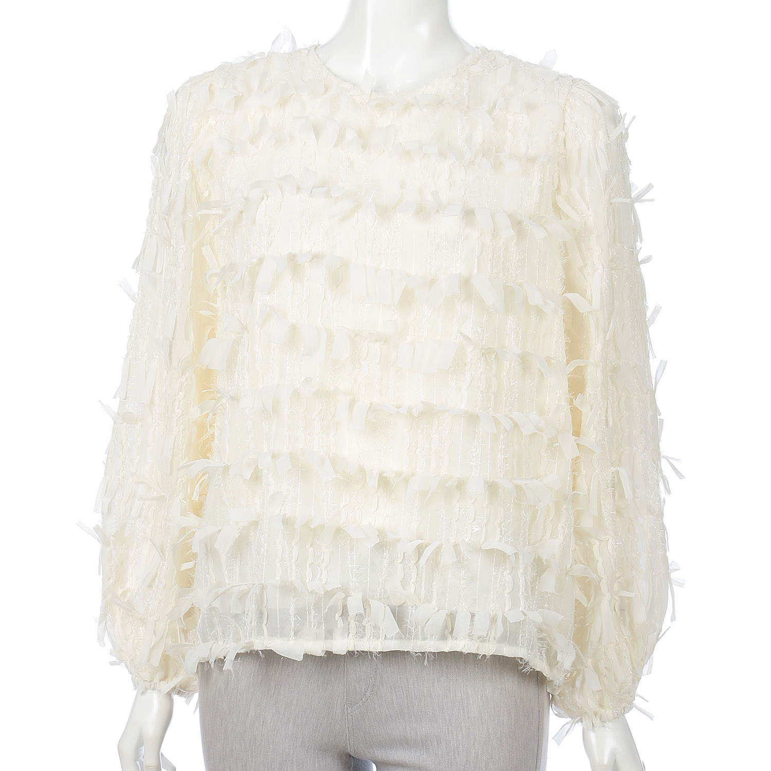 ファンシーヤーンブラウス - 画像3