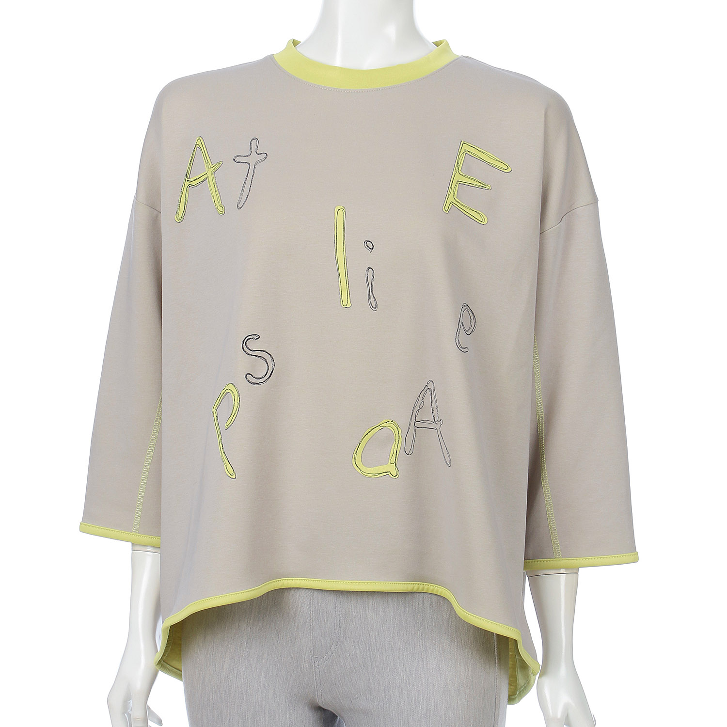 両面ステッチダンボールプルオーバー - 画像4