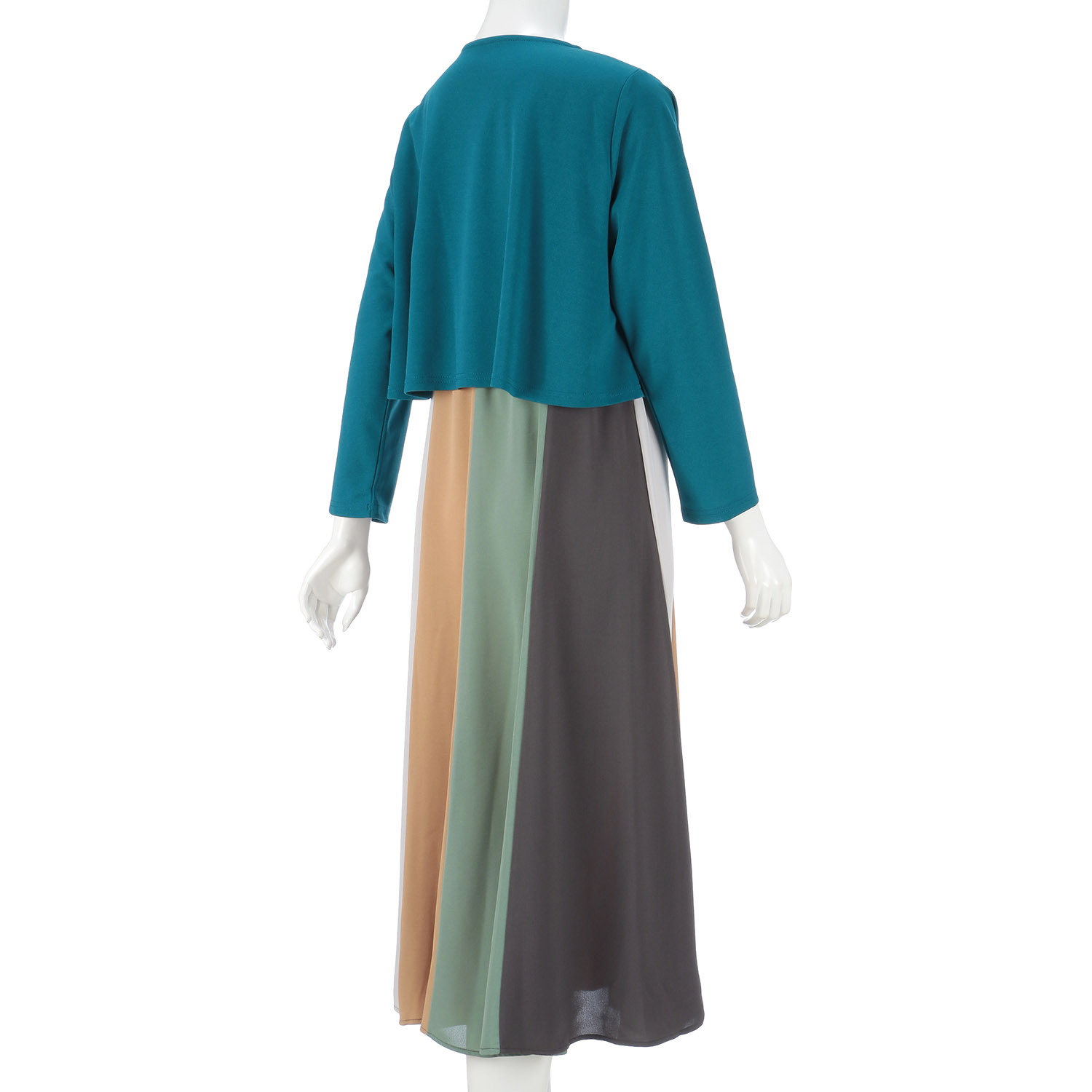 配色切替ワンピース - 画像12