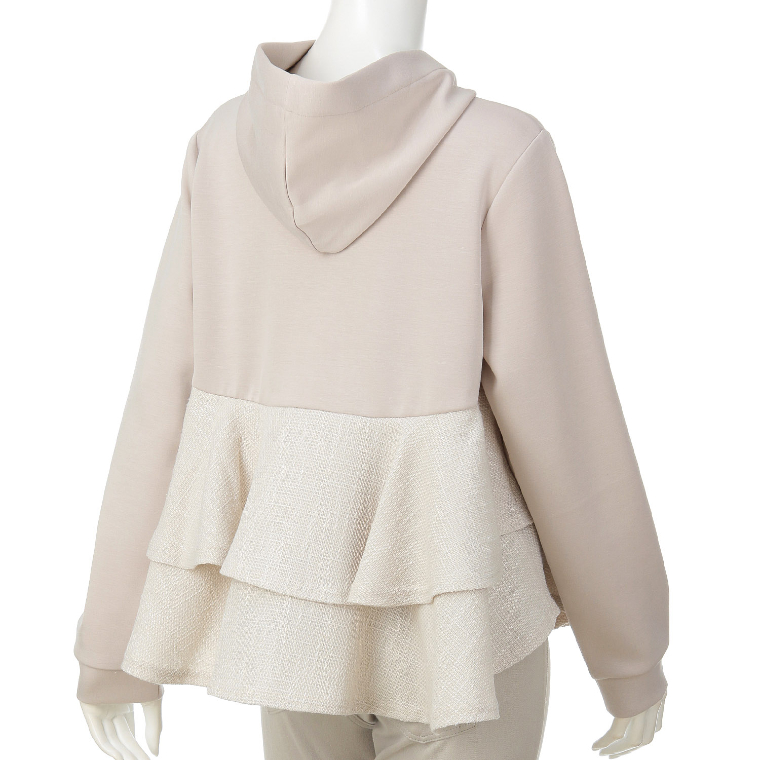 ツイード切替えジャケット - 画像4