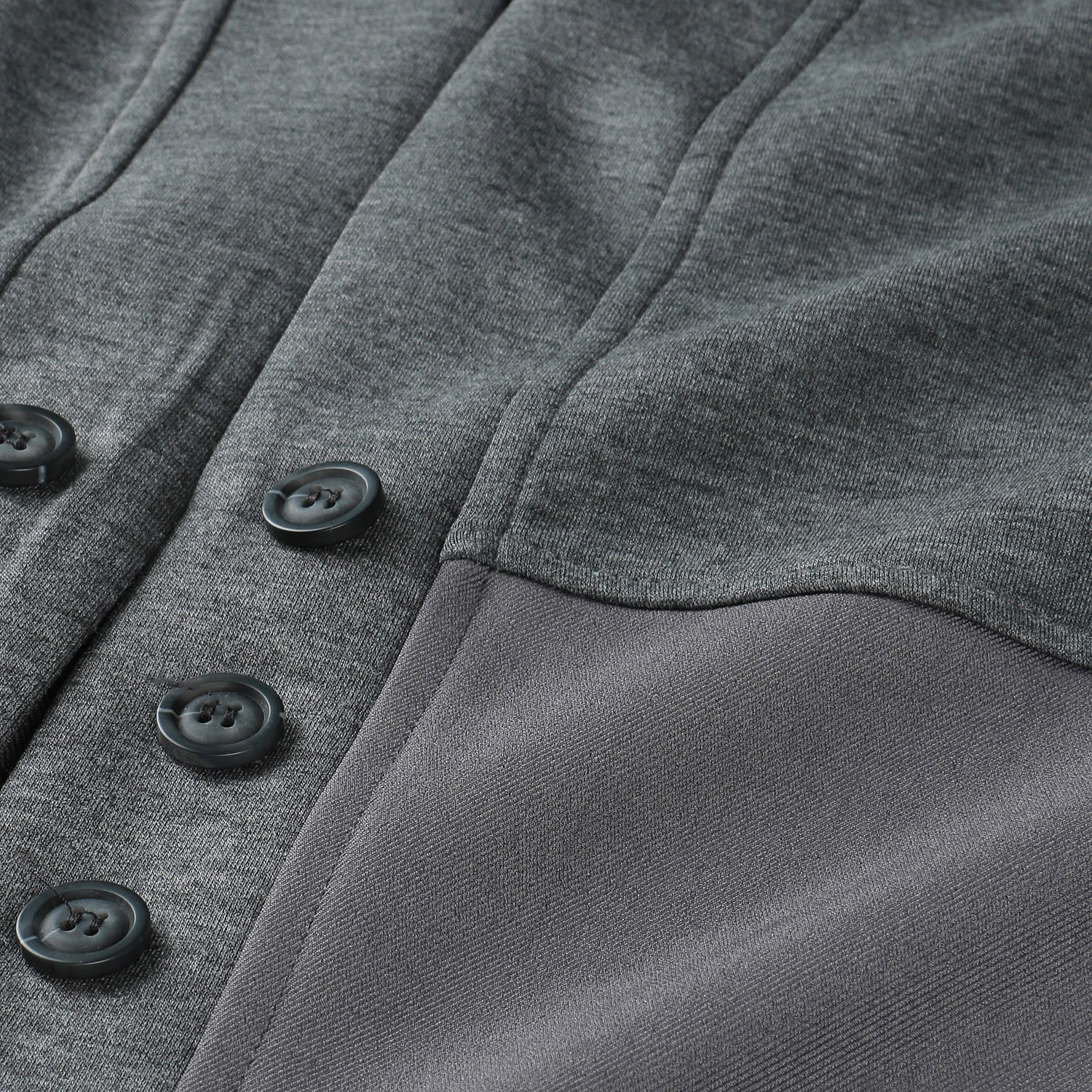 布帛切替えベスト - 画像4