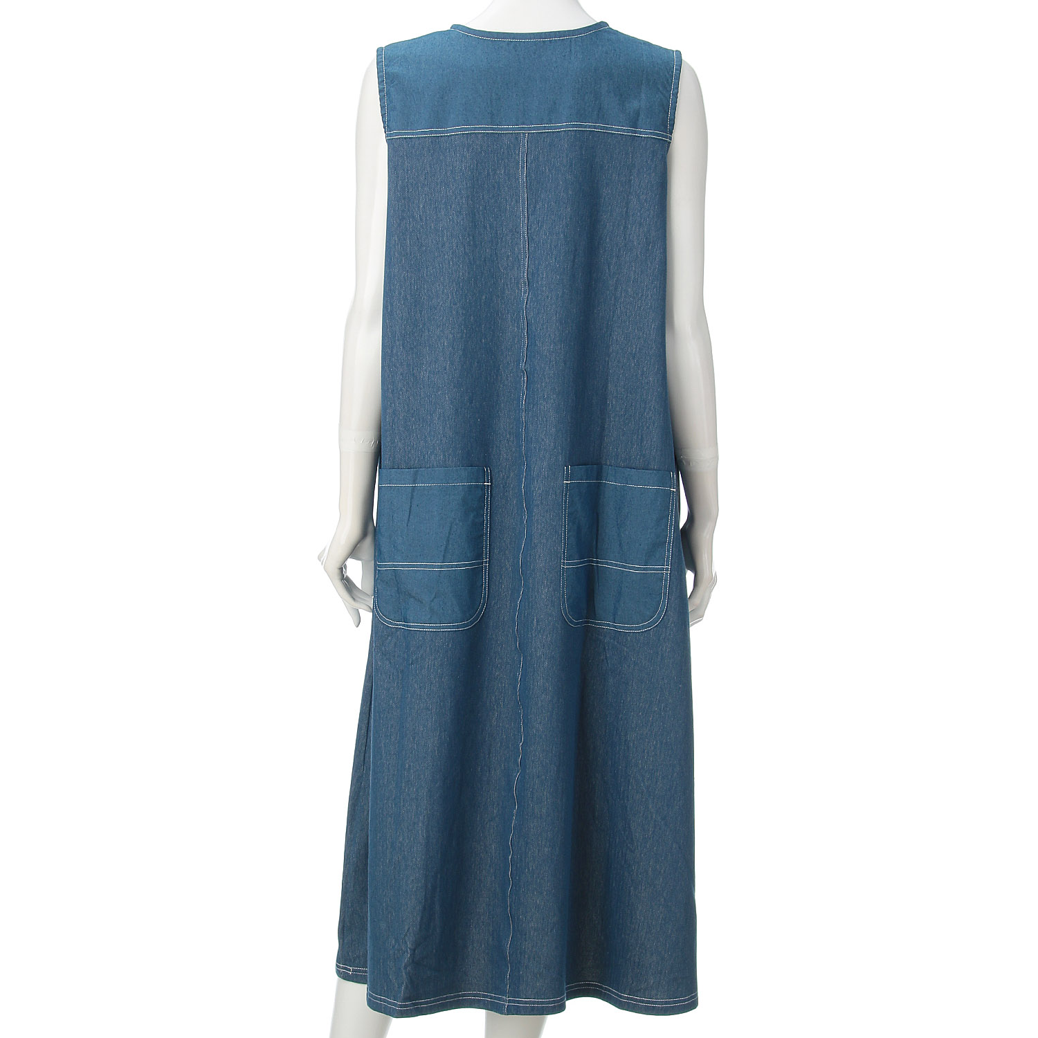 LUPILIEN ヘリンボーン裏毛タックジャンパースカート - 画像2