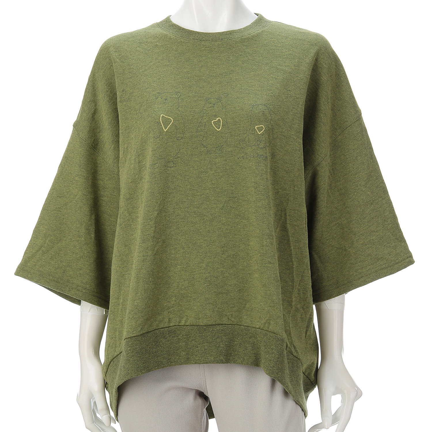 LUPILIEN ミニ裏毛しろくま刺繍プルオーバー - 画像8