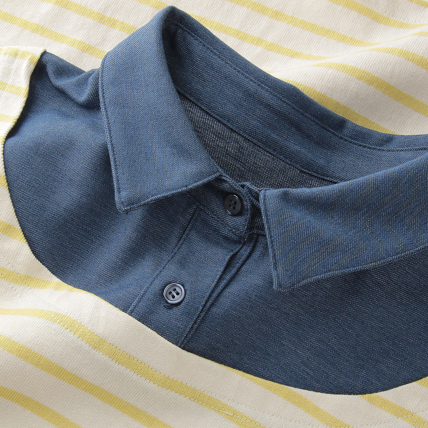 LUPILIEN ボーダー天竺シャツ風プルオーバー - 画像6