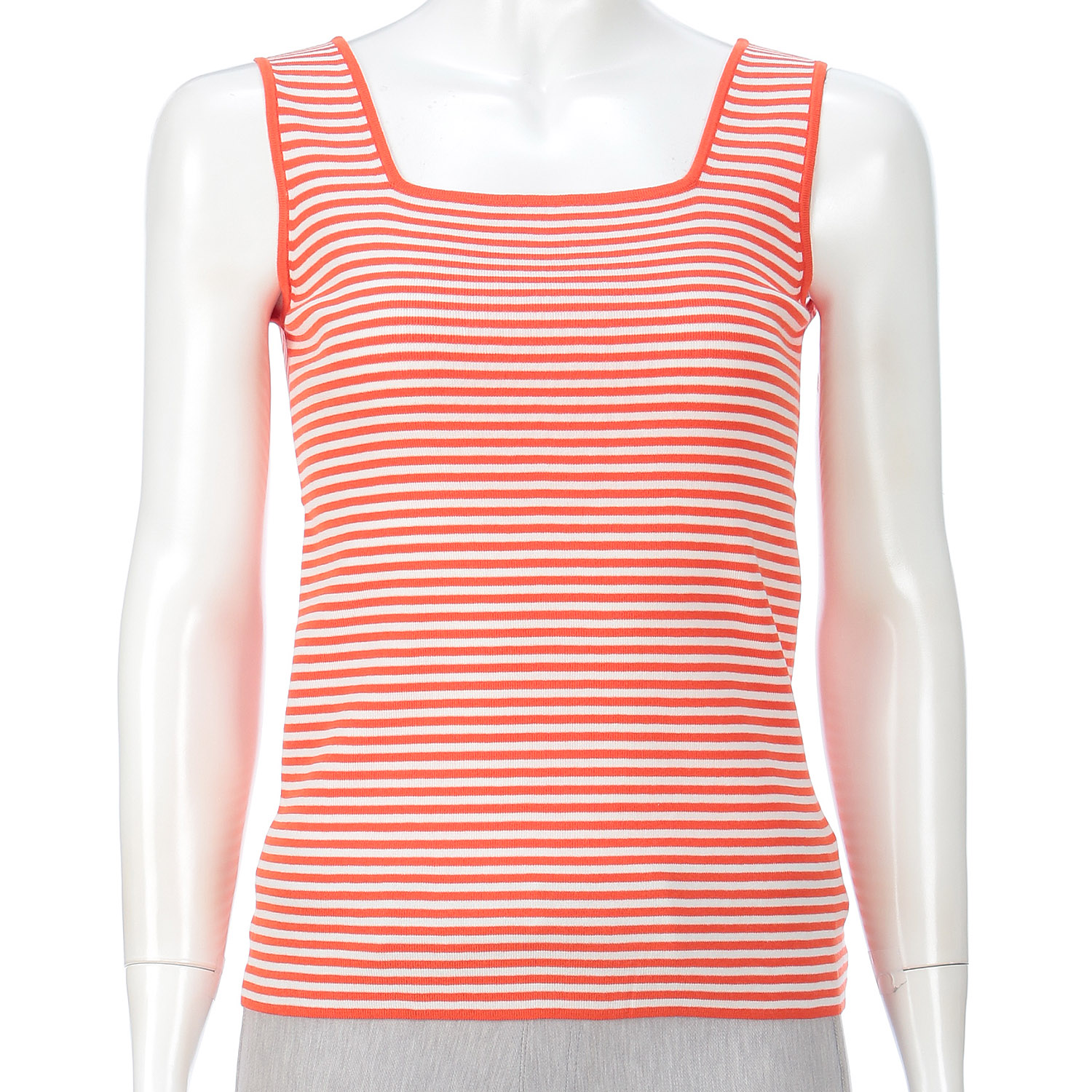 スクエアーV 2wayボーダータンクトップ - 画像1