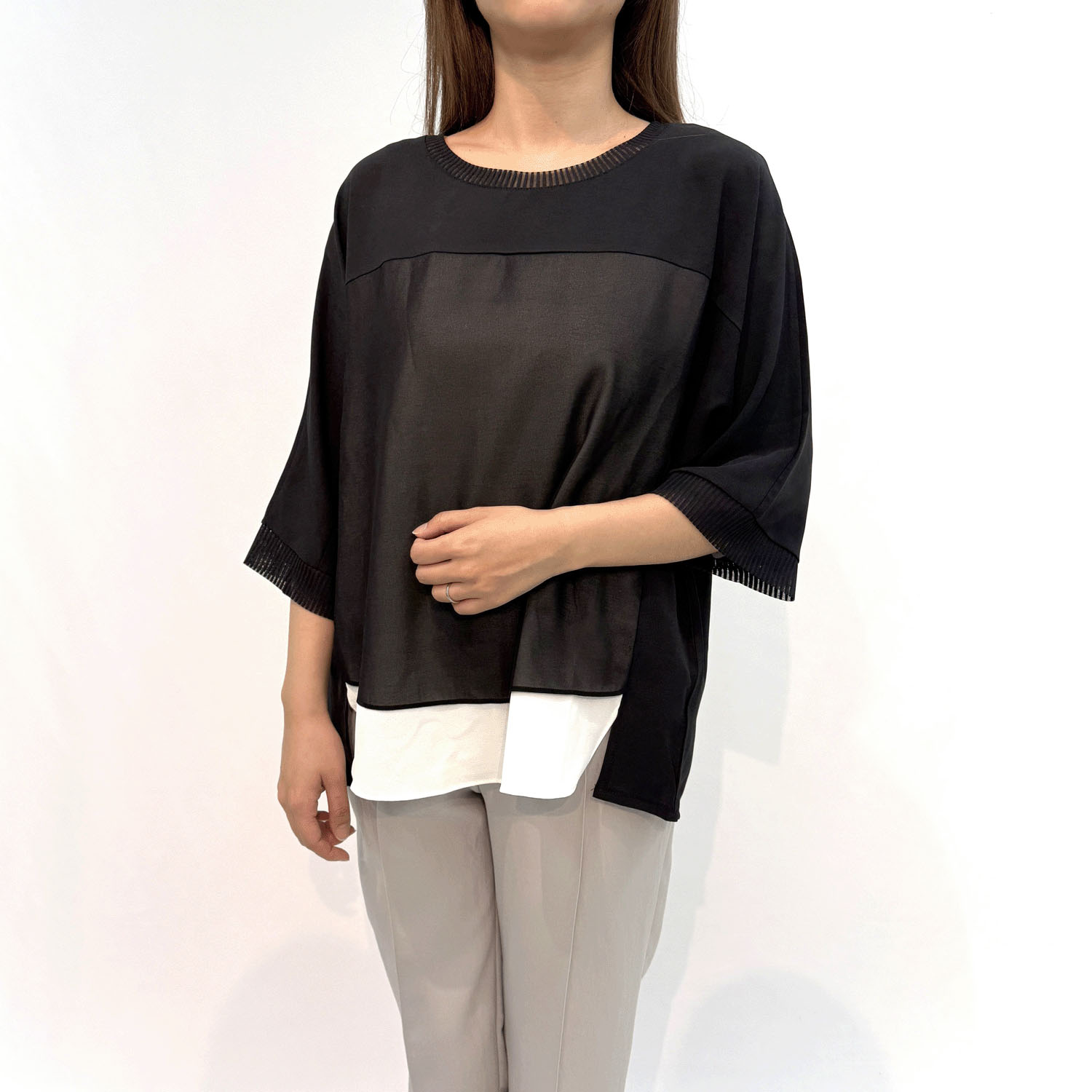 シフォンデザインTシャツ