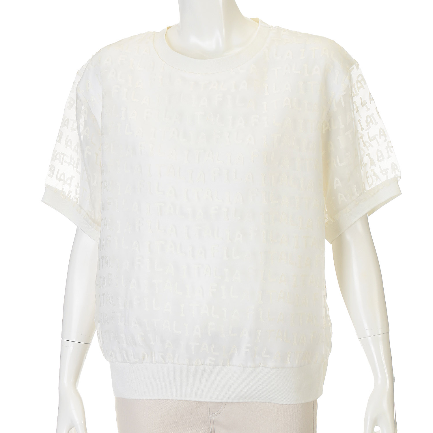 アルファベットジャカードプルオーバー - 画像1