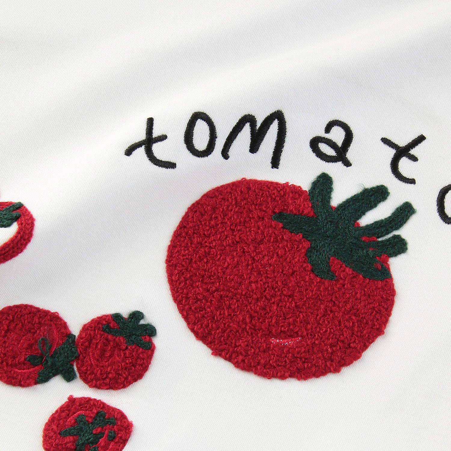 トマトサガラ刺繍Tシャツ - 画像3