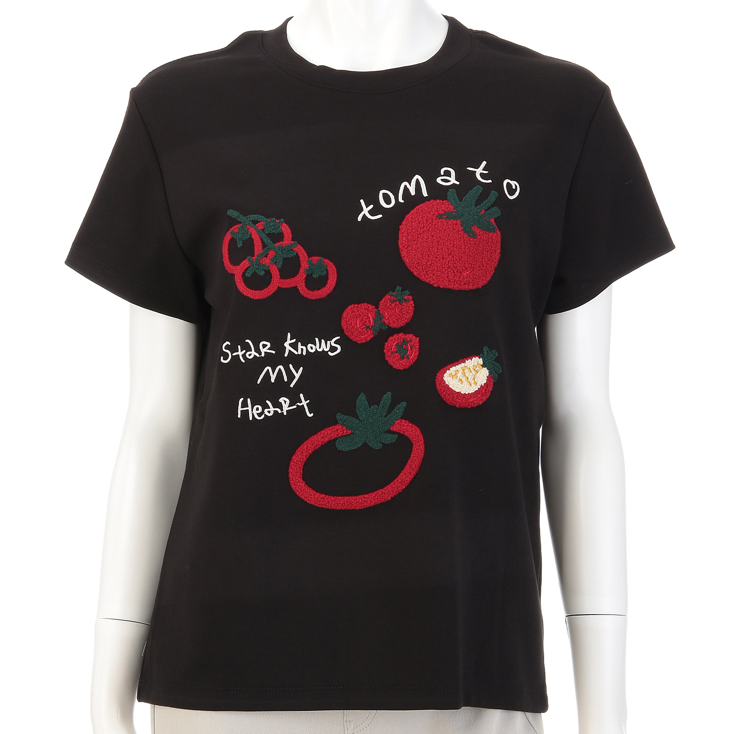 トマトサガラ刺繍Tシャツ - 画像4