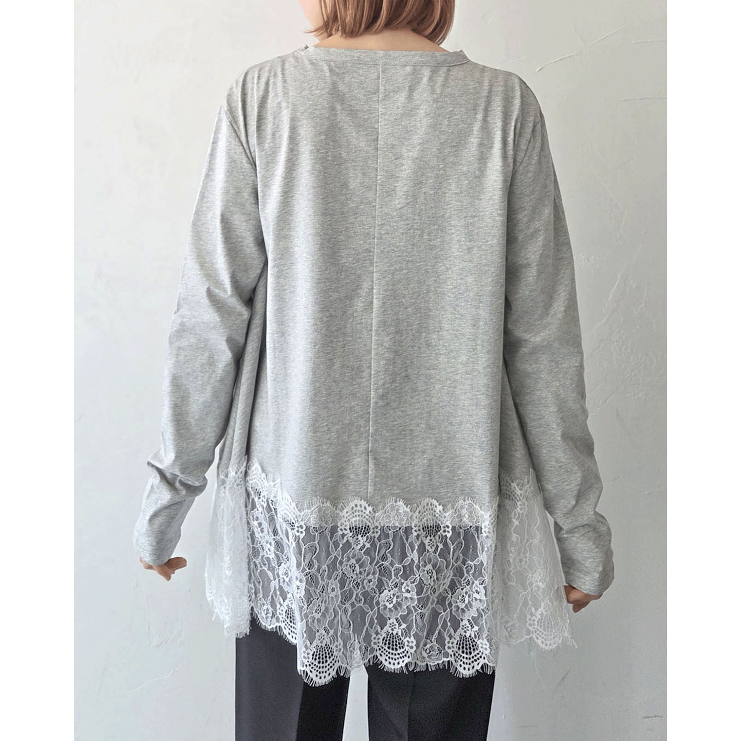 epidemique 裾レースロンT - 画像3