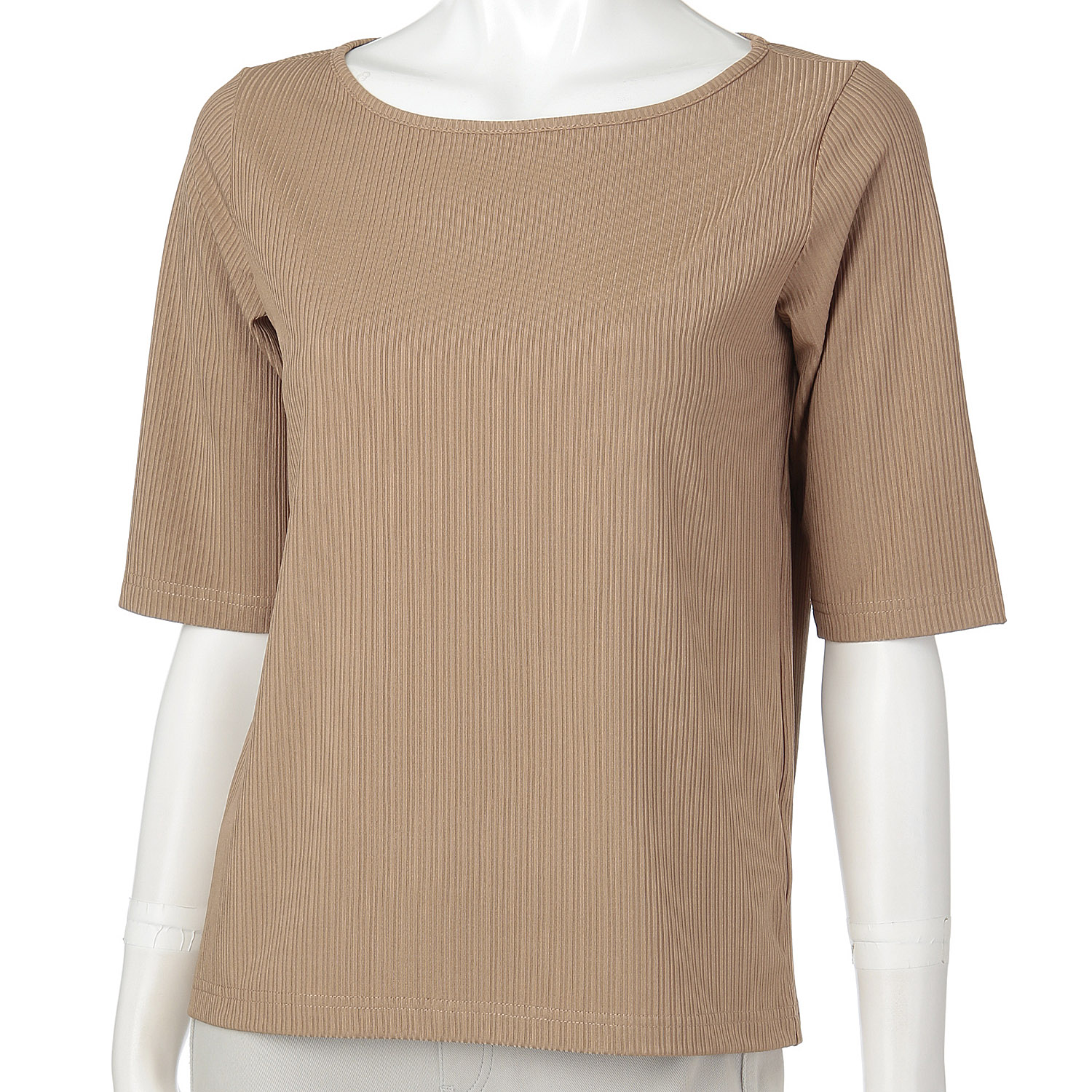 ADESSO L’ORA リブボートネックプルオーバー - 画像9