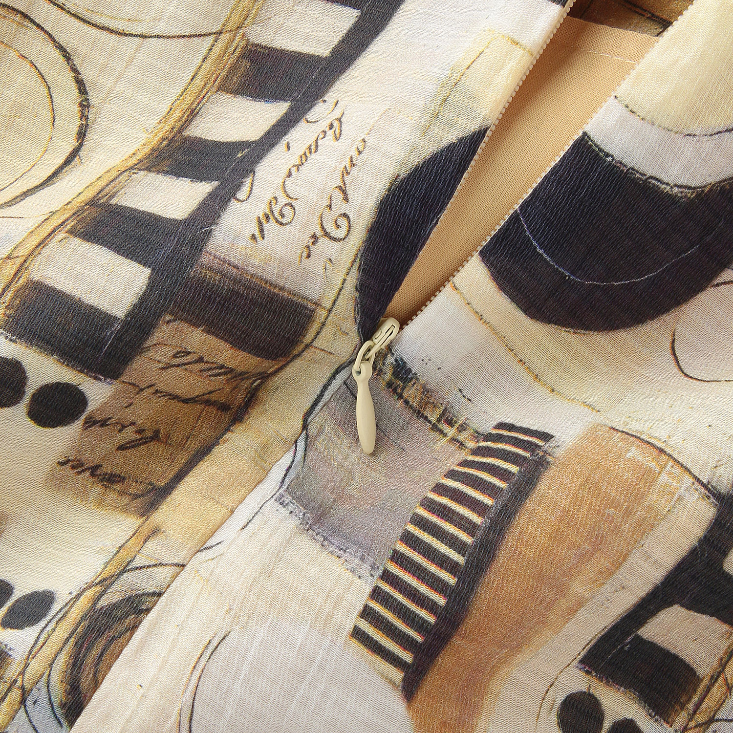 リボンギャザープリントワンピース - 画像7