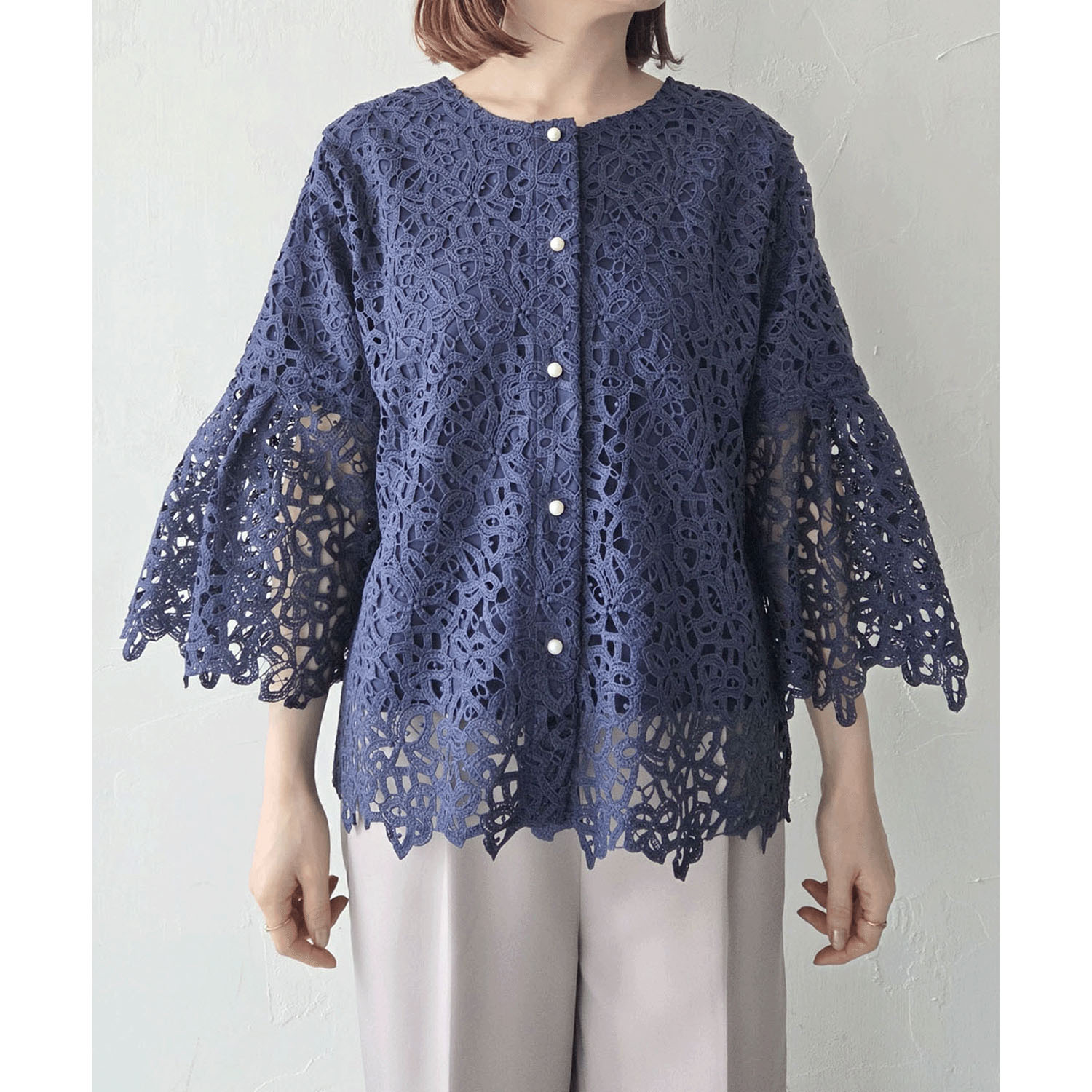 epidemique 2WAYレースブラウス - 画像13