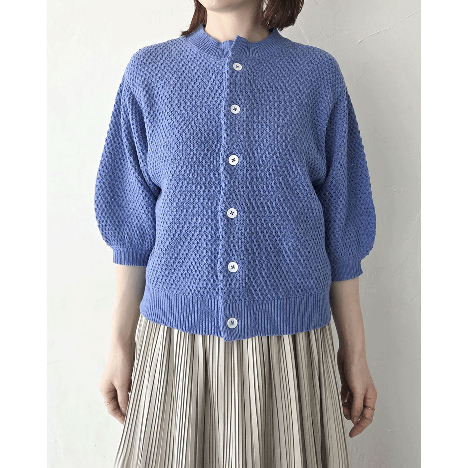 epidemique メッシュニットカーディガン - 画像7