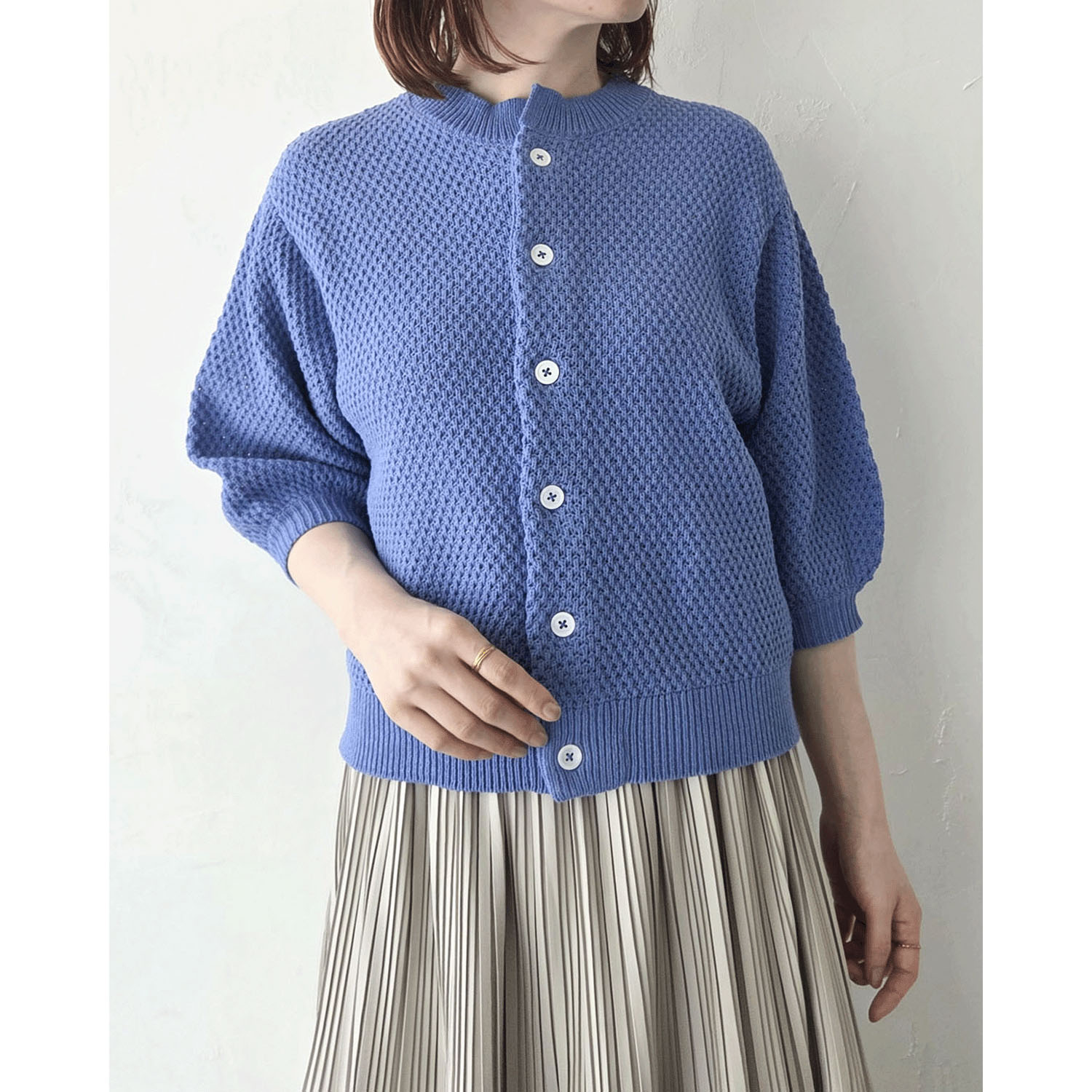 epidemique メッシュニットカーディガン - 画像8