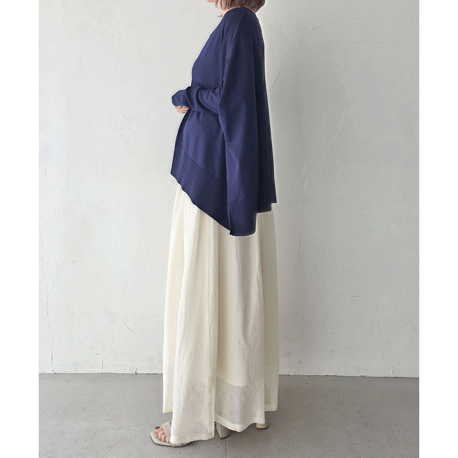 epidemique Vネックワイドカーディガン - 画像11