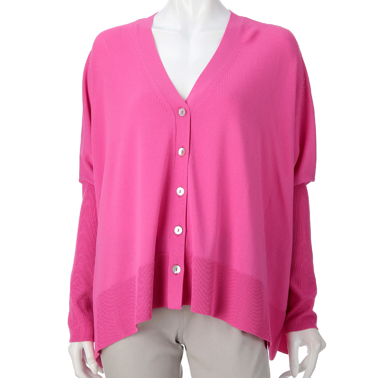 epidemique Vネックワイドカーディガン - 画像5