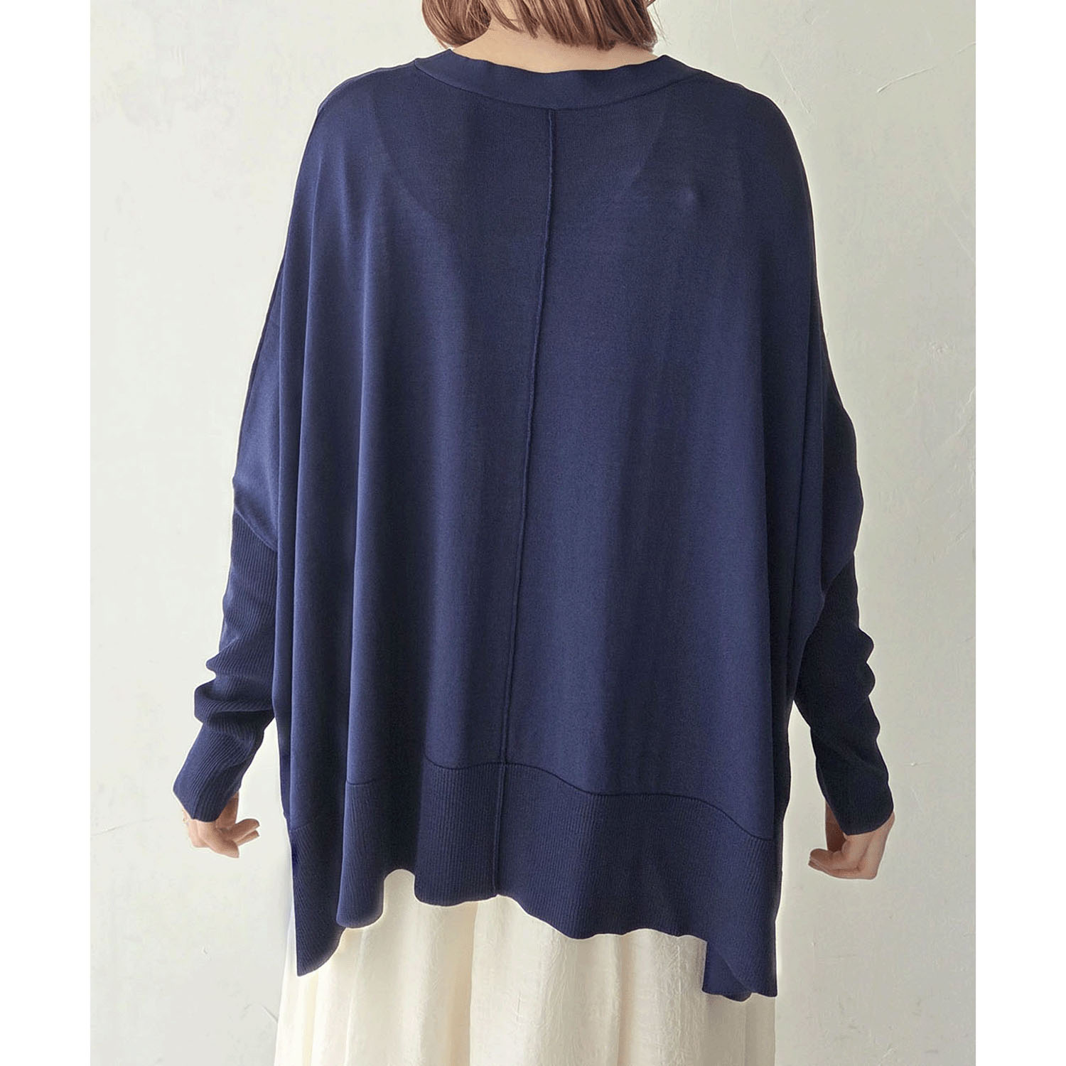 epidemique Vネックワイドカーディガン - 画像9