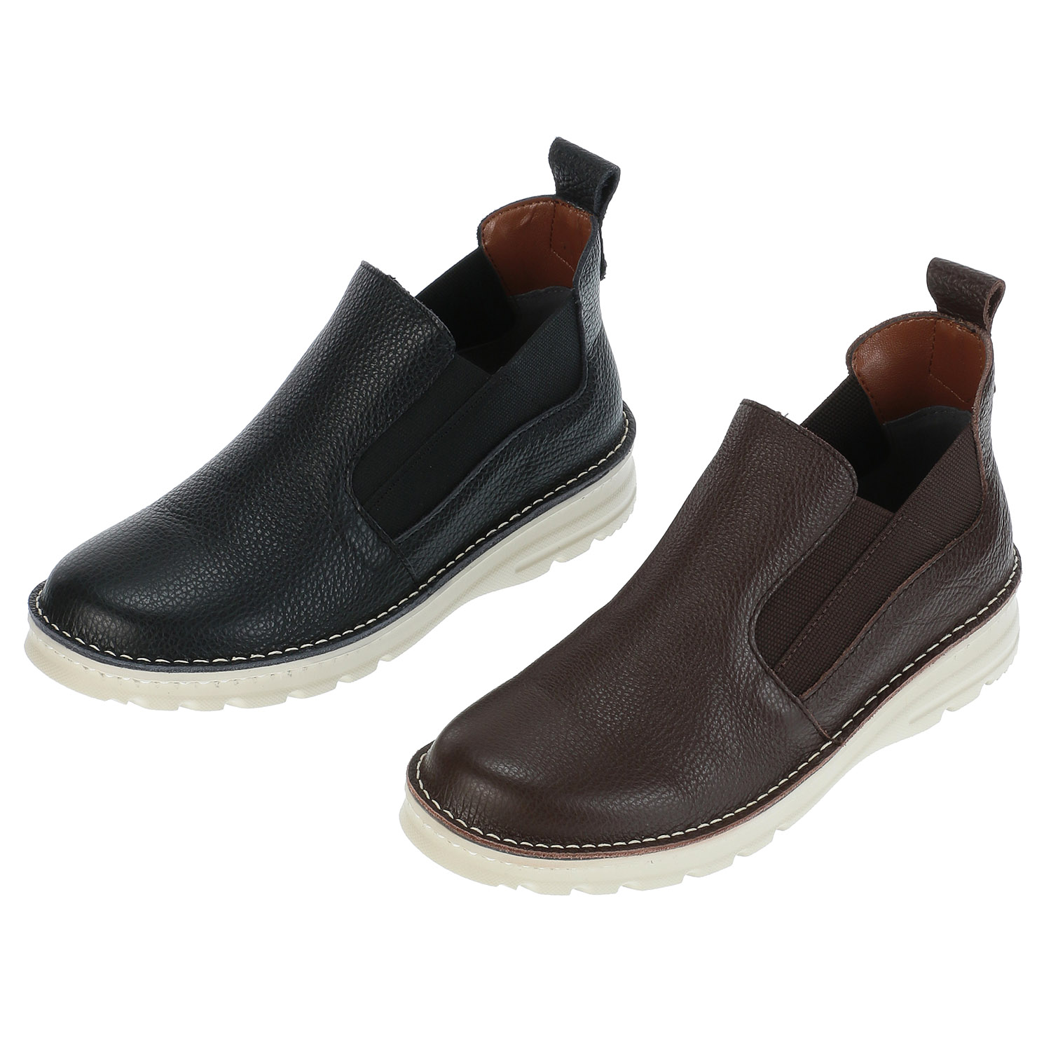 サイドゴアスリッポンシューズ