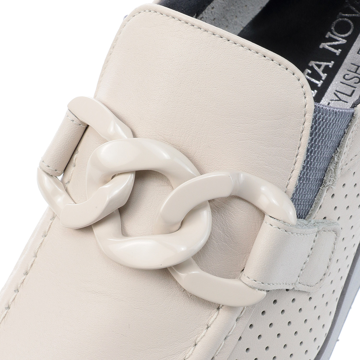 VITA NOVA 飾り付きスリッポンシューズ6975 - 画像6