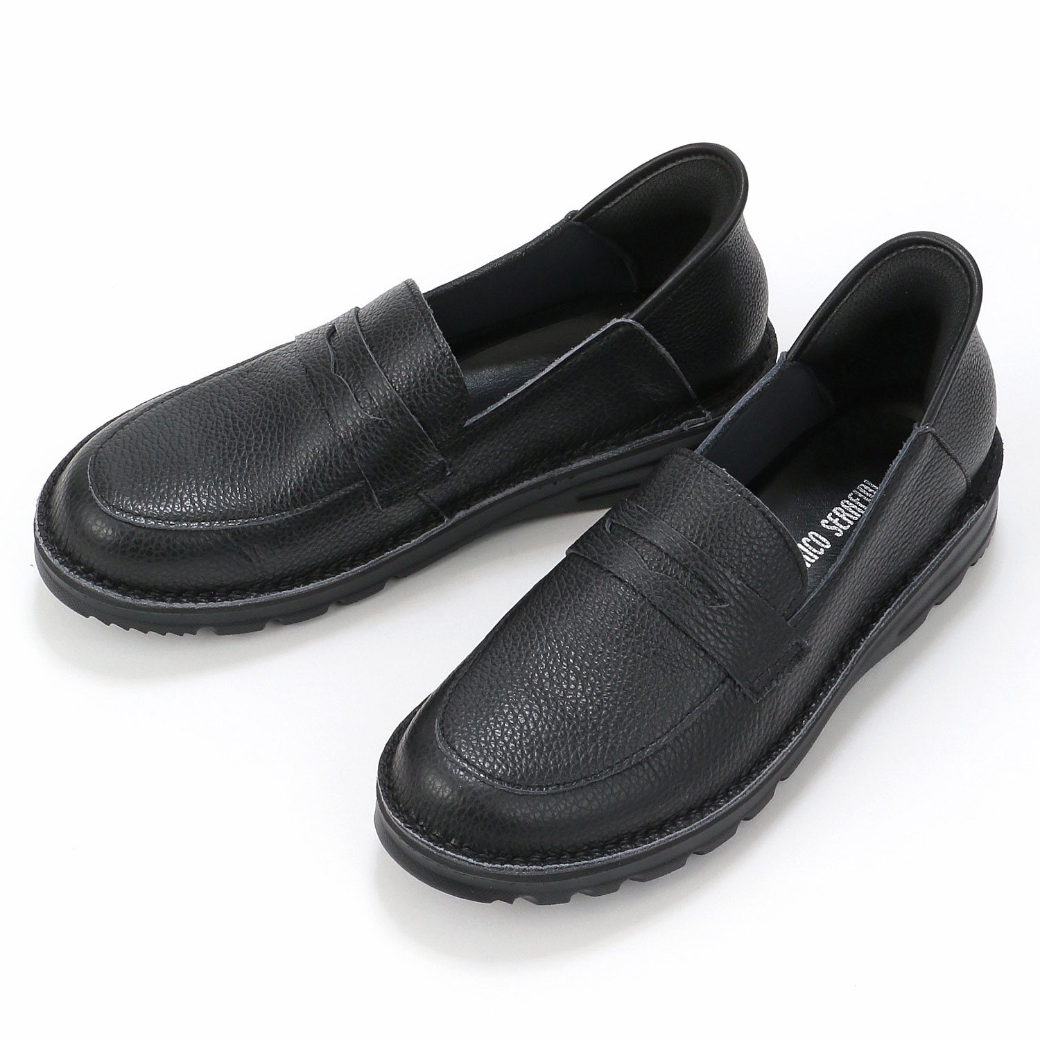 ENRICO SERAFINI ハンズフリー スニーカーソールローファー6017 - 画像2