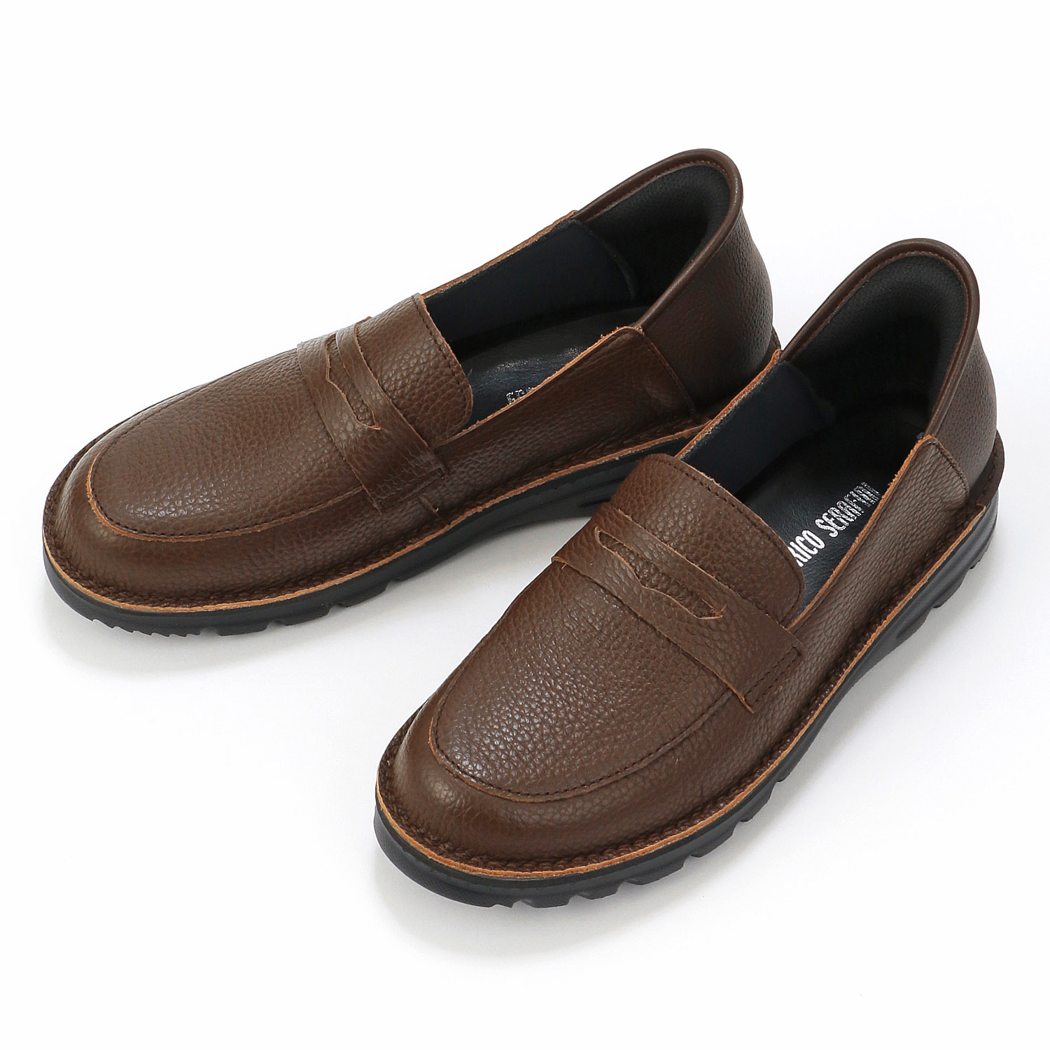 ENRICO SERAFINI ハンズフリー スニーカーソールローファー6017 - 画像3