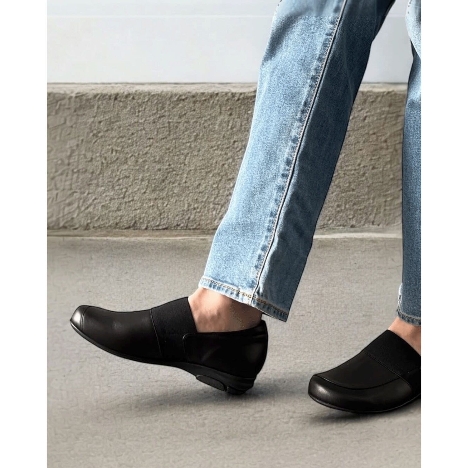 Monet オブリークトゥレザースリッポン88933 - 画像1