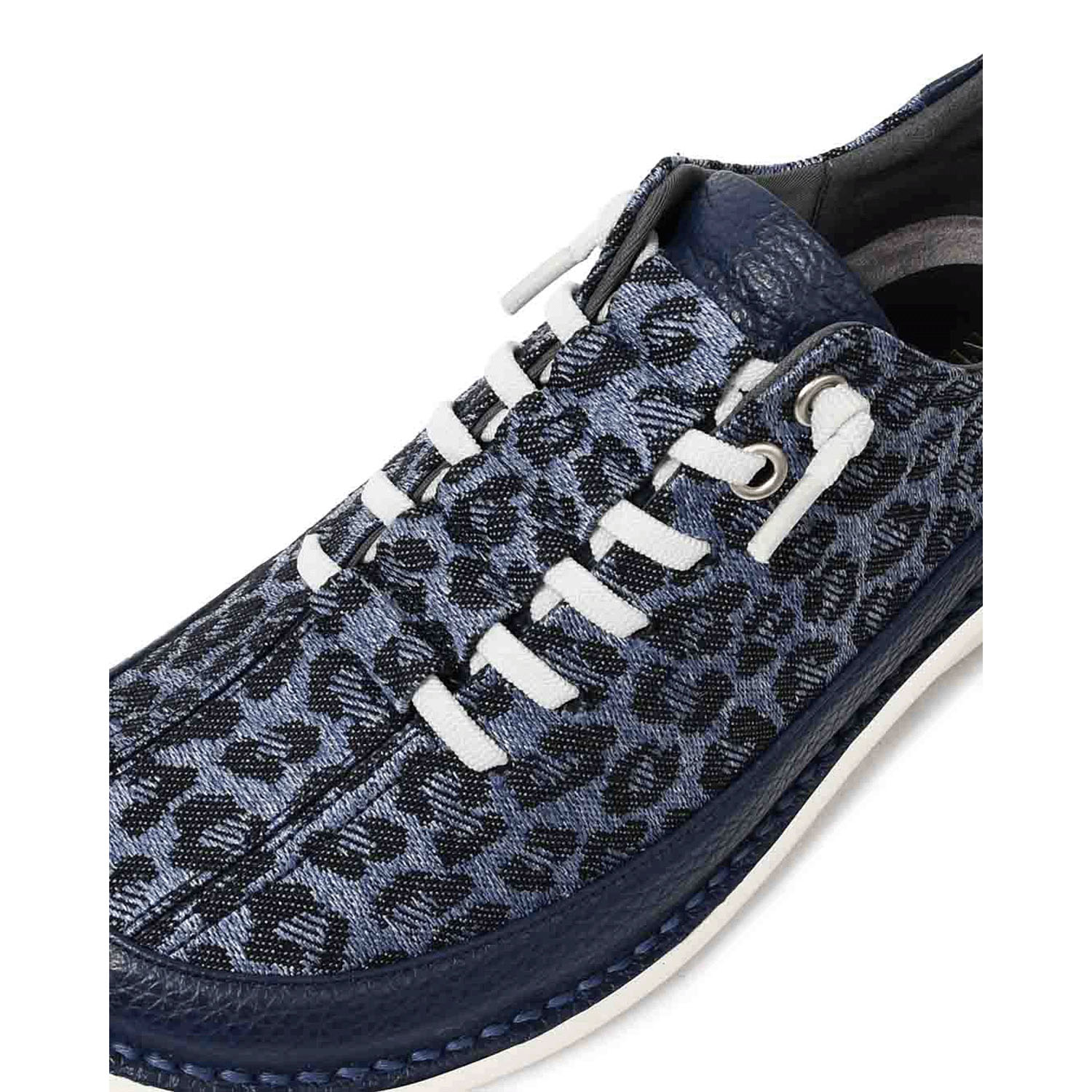 Monet ラバーレースアップシューズ レオパード - 画像4