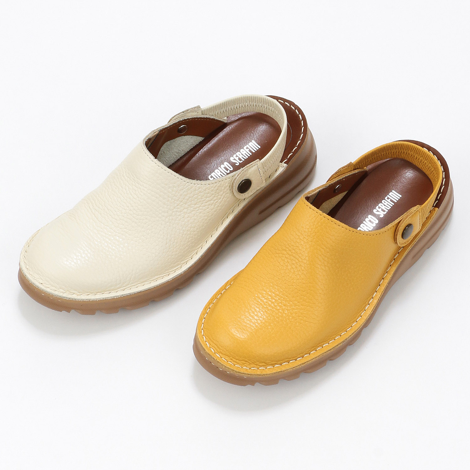 ENRICO SERAFINI 2WAYバックバンドサボシューズ - 画像1