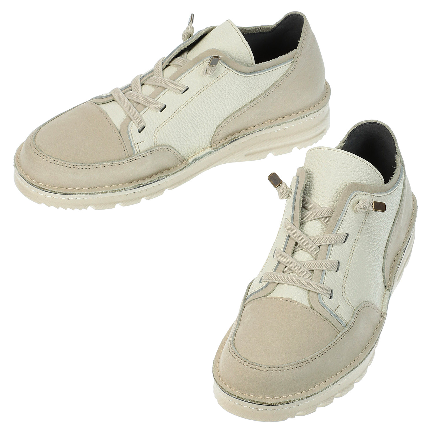 ENRICO SERAFINI 同色系コンビスニーカ－ 7335 - 画像2