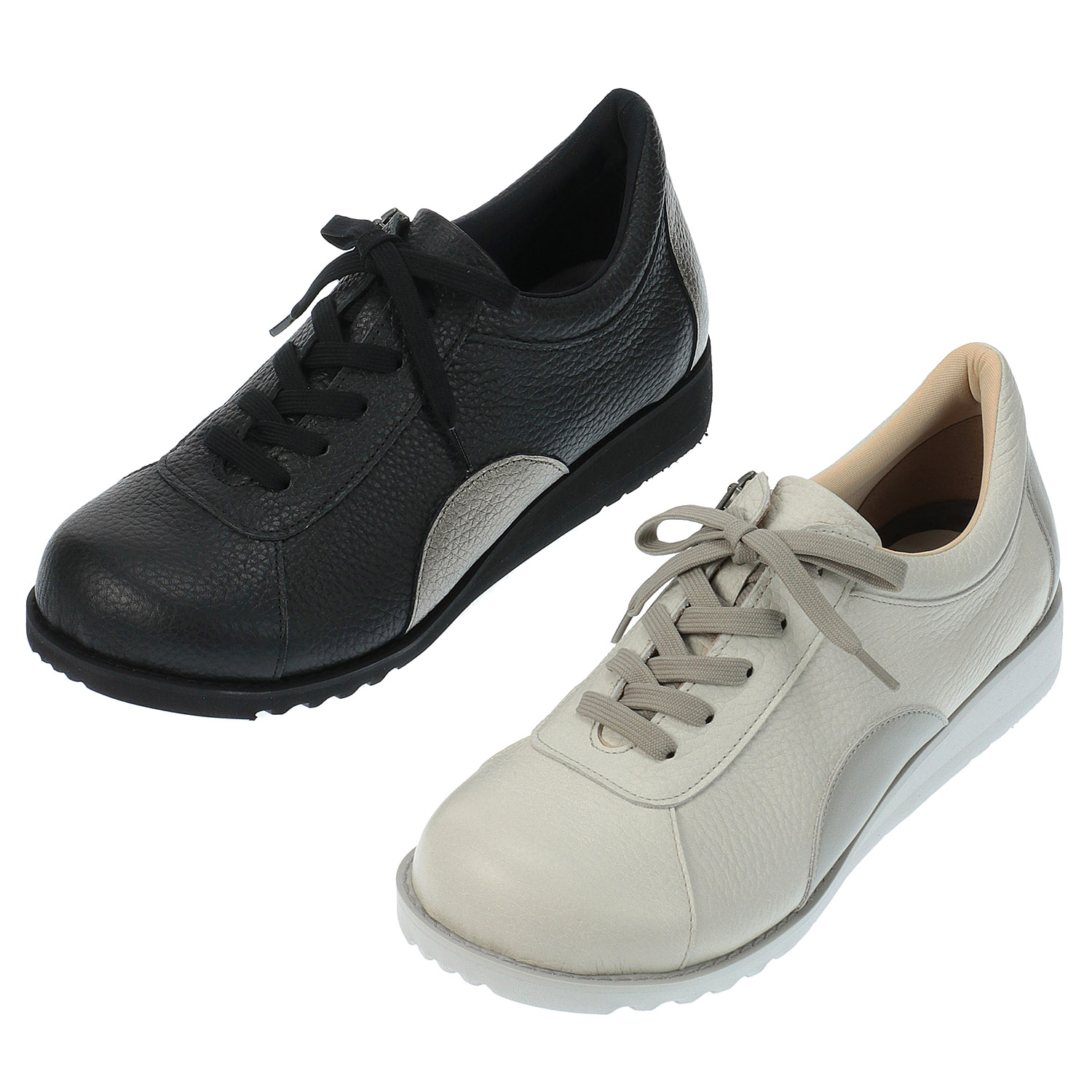 FREE TIME 5Eレザースニーカー I－68