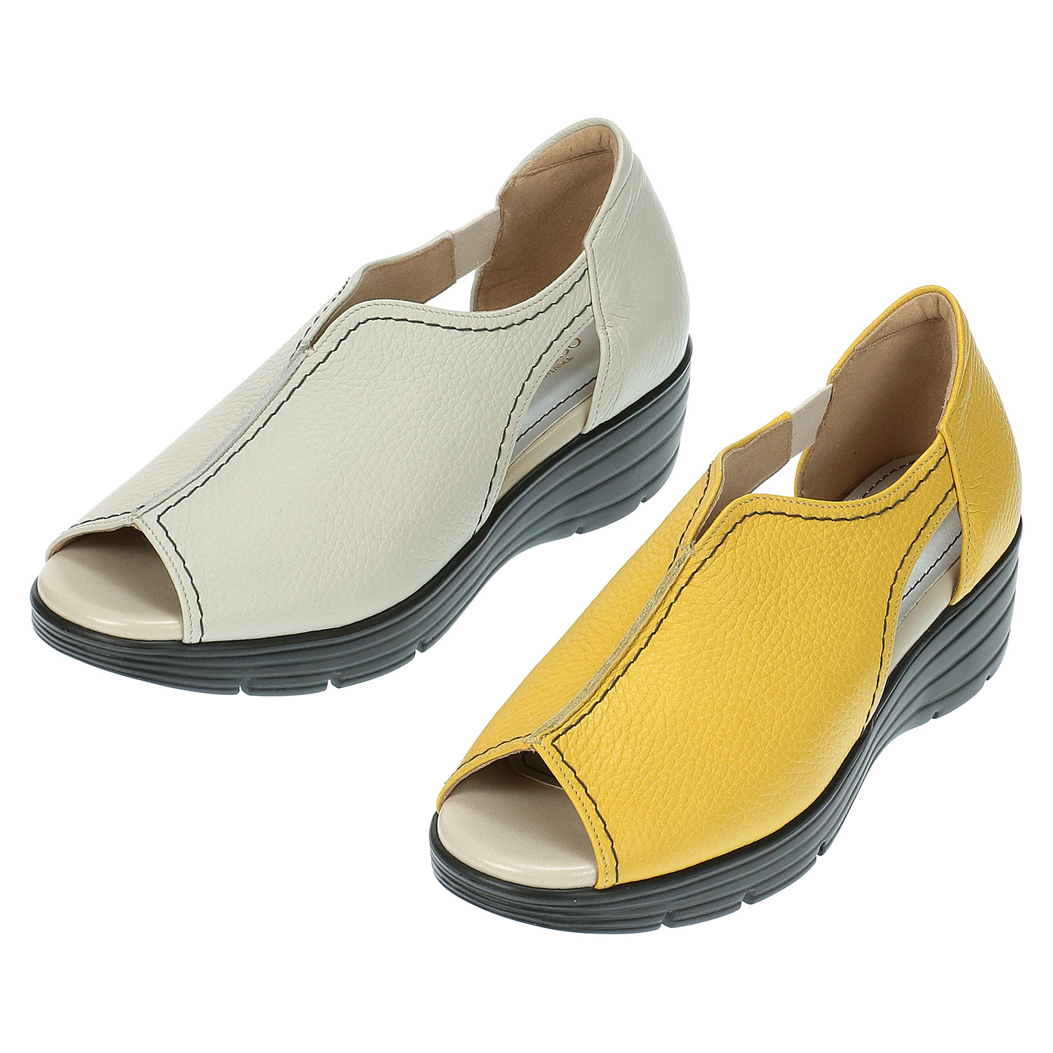 エスプレッソオープントゥシューズ