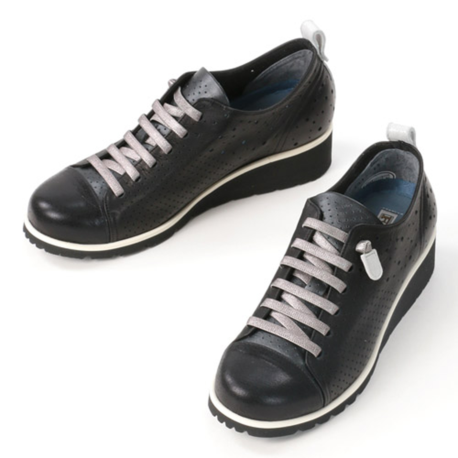 FIZZ REEN 甲ゴムレザースニーカー2410 - 画像3