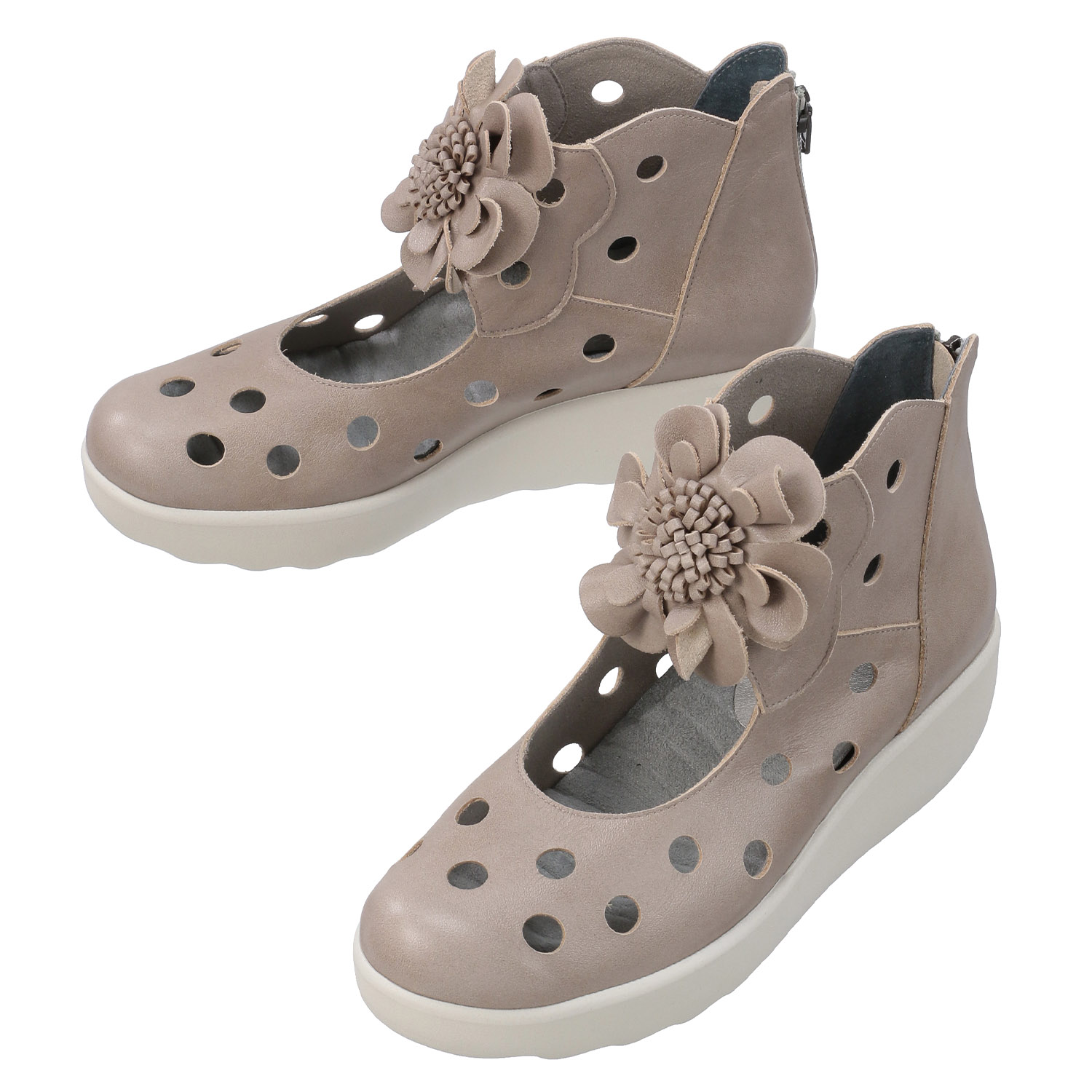 FIZZ REEN 花飾り付きアンクルシューズ 1250 - 画像2