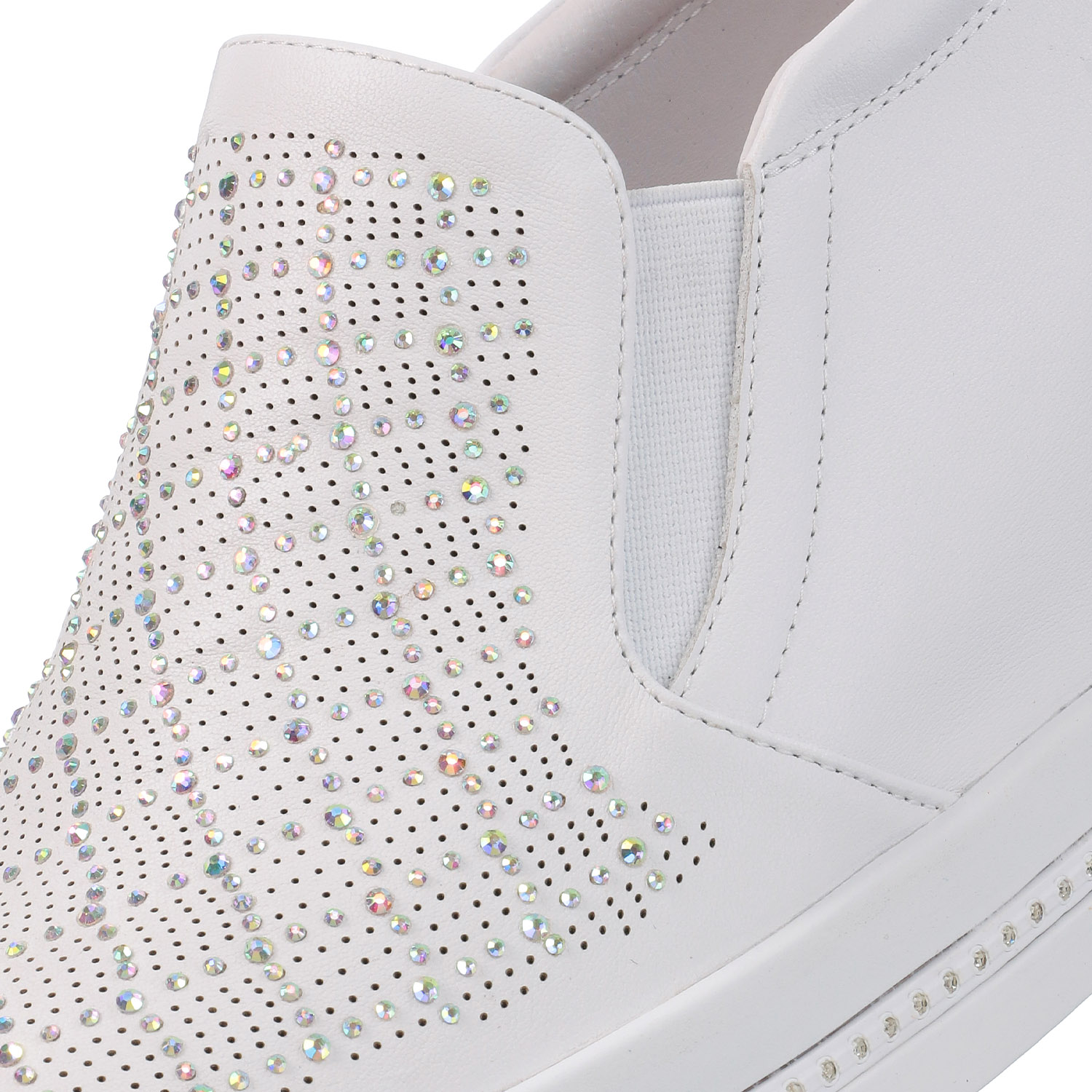 ビジュー付きインヒールシューズ - 画像6