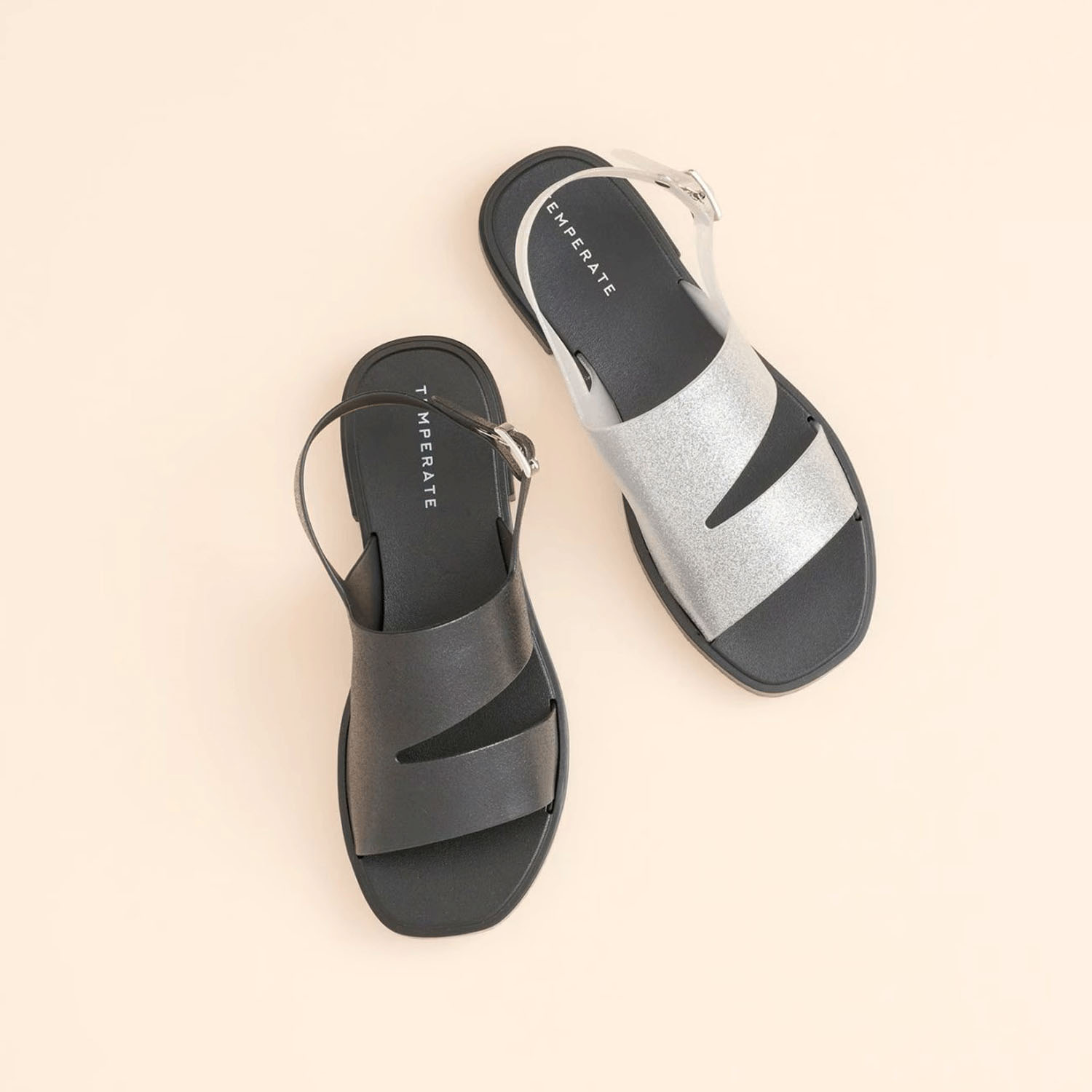 TEMPERATE HOLS SPARKLE ラメサンダル