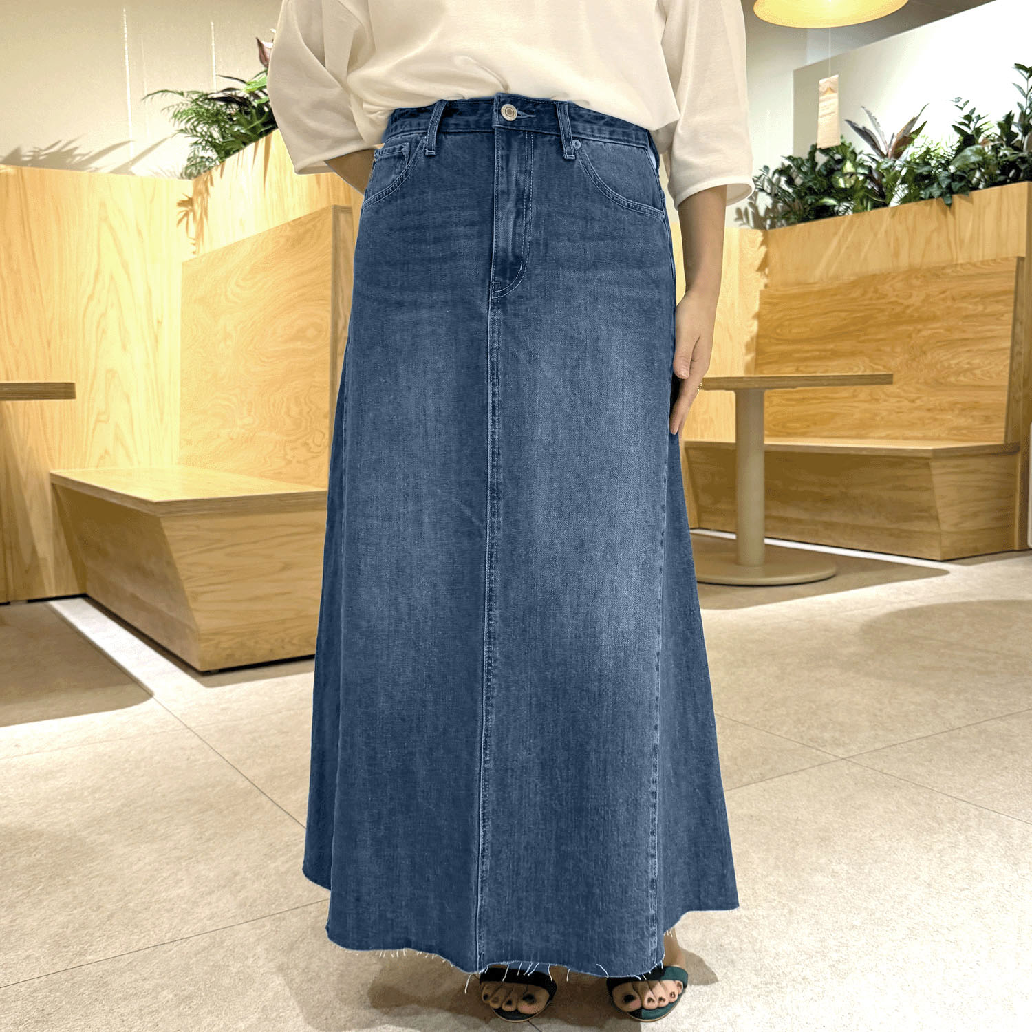 【Insta Live】CAMEL ROAD Aラインスカート - 画像1