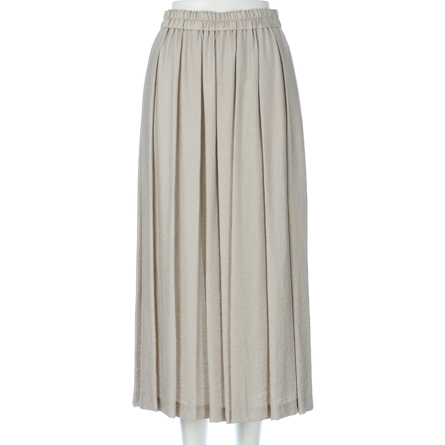 レーヨン麻スラブスカート